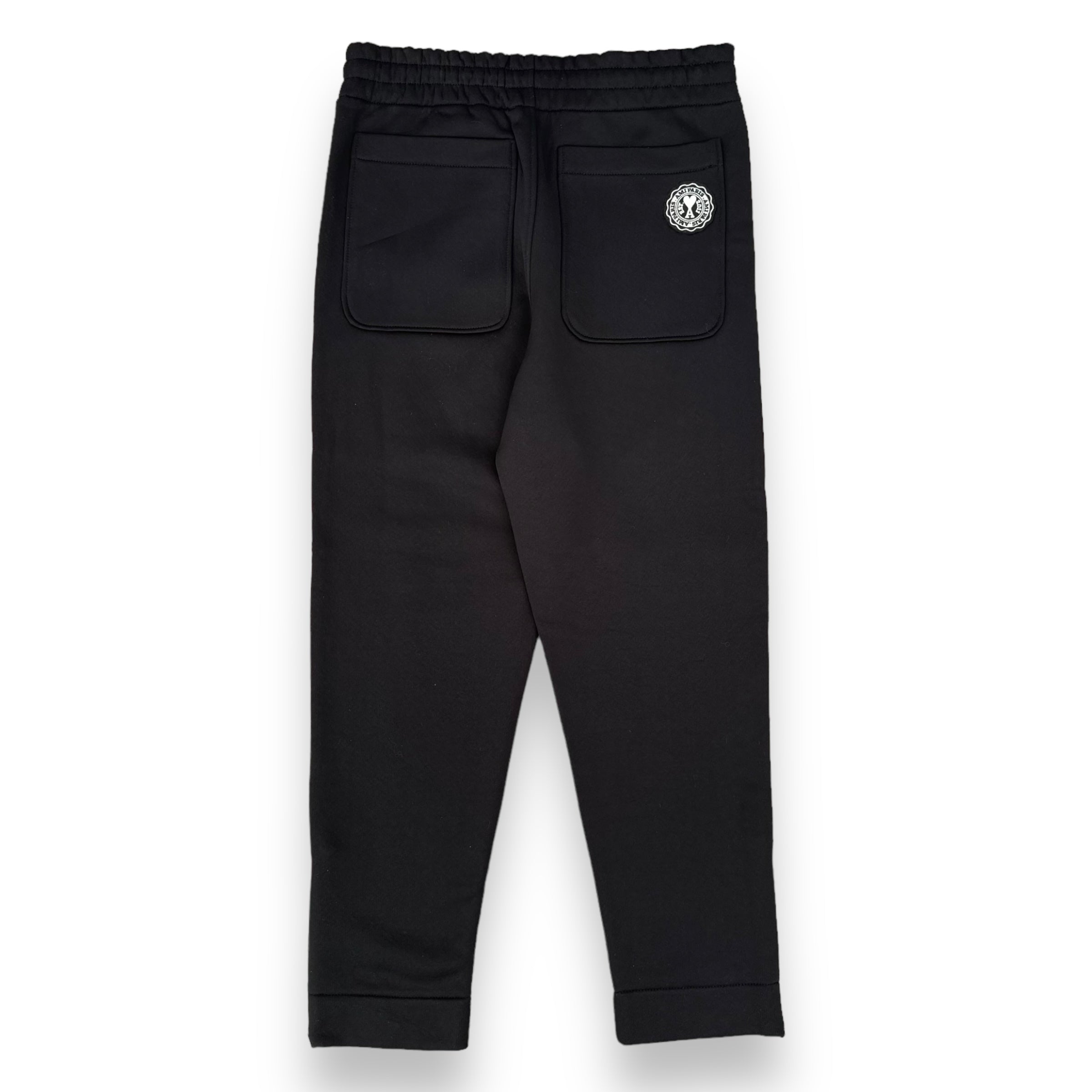 AMI PARIS VARISTY PATCH TRACK PANTS BLACK S