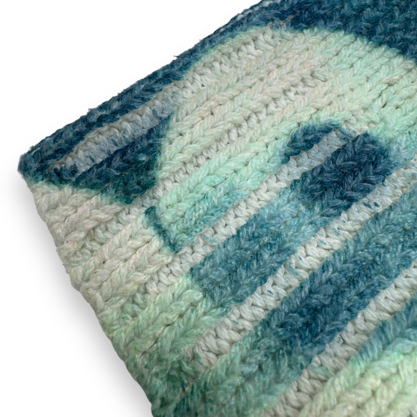 MAISON MARGIELA FLORAL PRINT TIE-DYE SWEATER BLUE / WHITE M