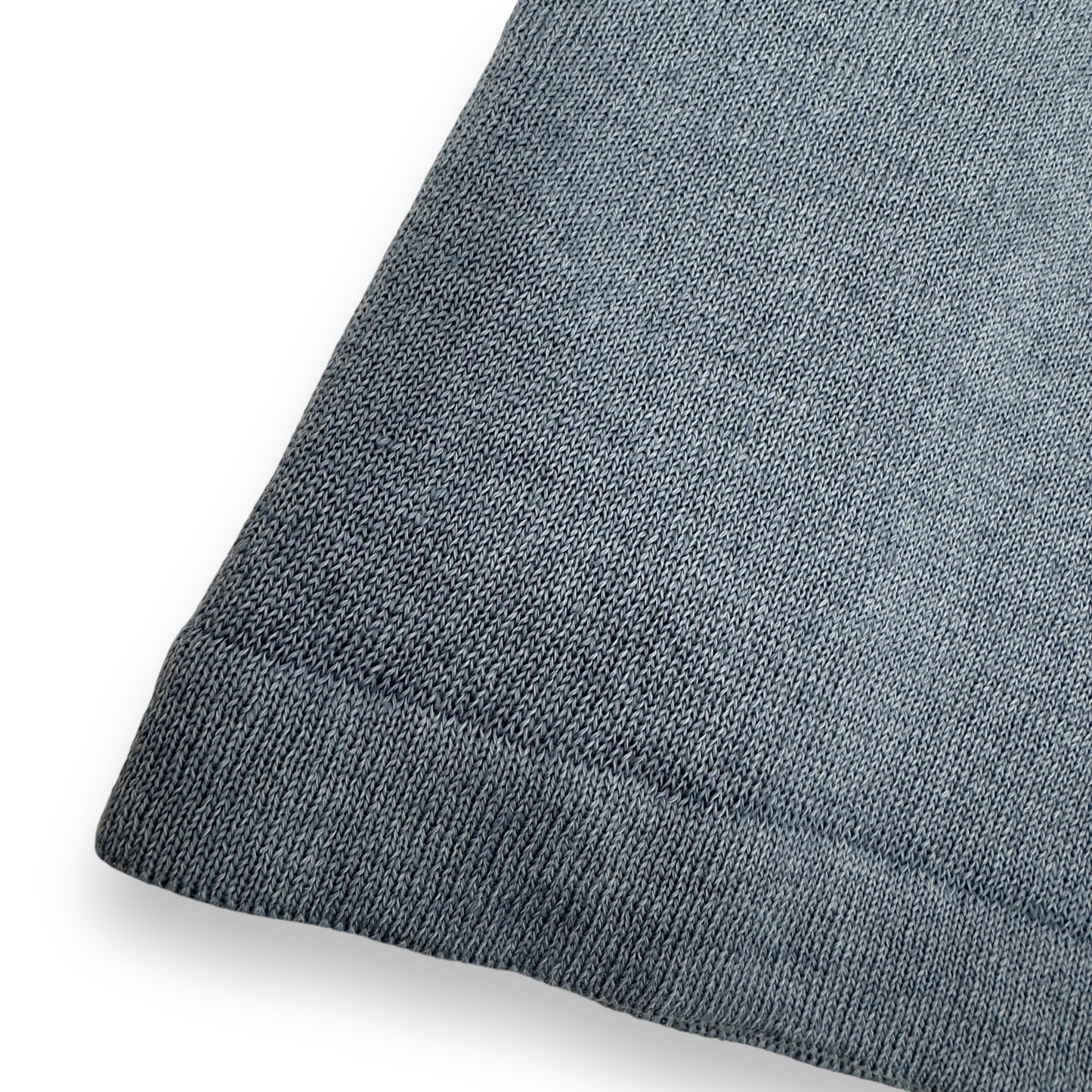 THOM SWEENEY LINEN / COTTON BLEND T-SHIRT BLUE M
