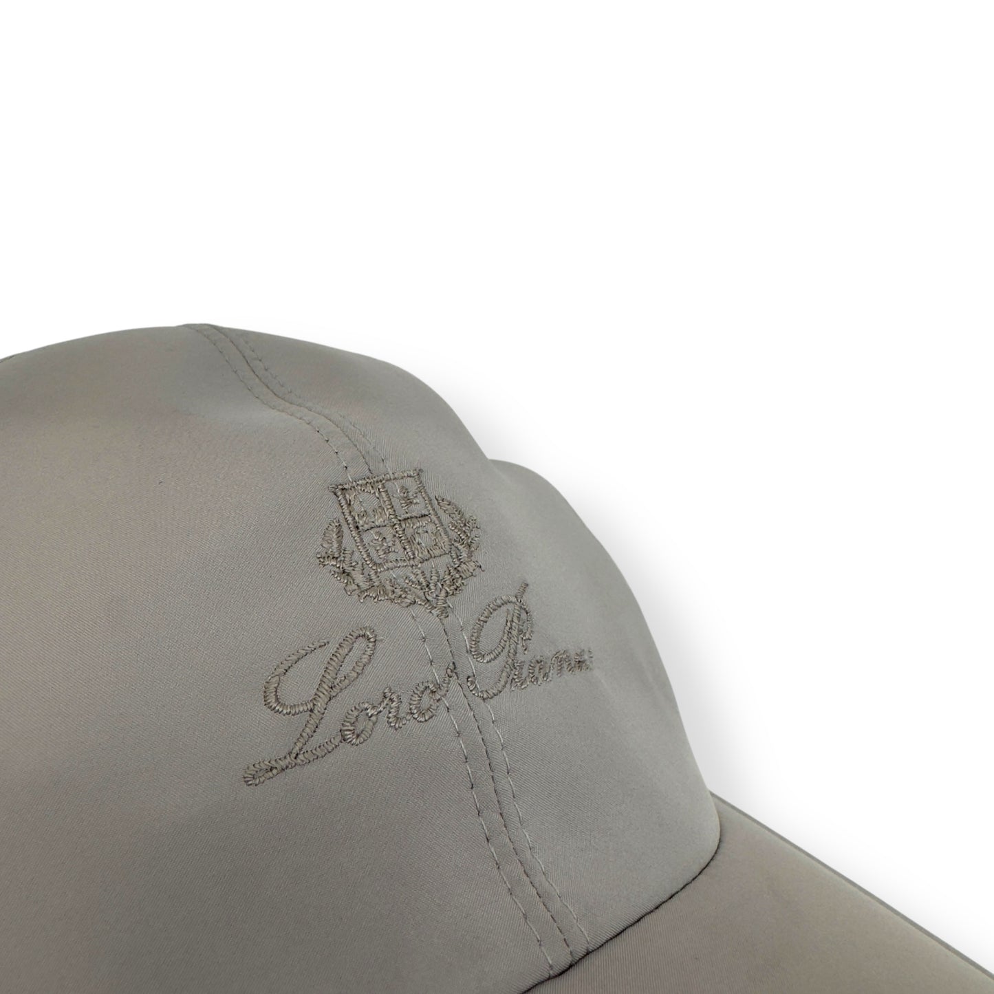 LORO PIANA MICROFIBRE BASEBALL CAP GREY M