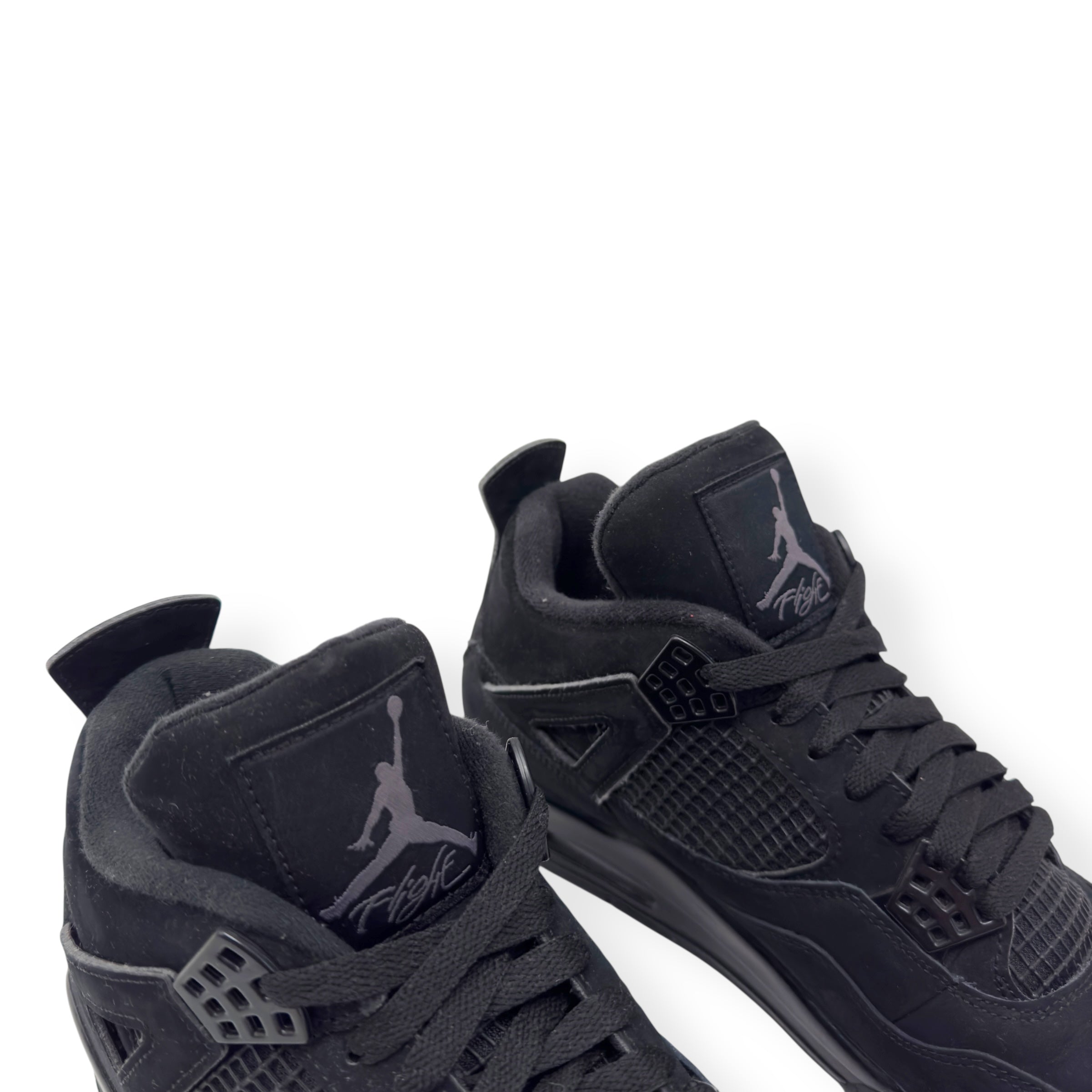 JORDAN 4 RETRO SUEDE SNEAKER BLACK CAT UK9.5