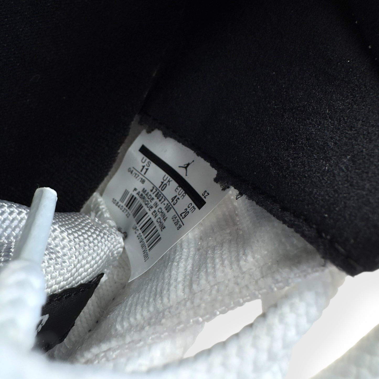 JORDAN 11 RETRO SNEAKER CONCORD BLACK / WHITE UK10