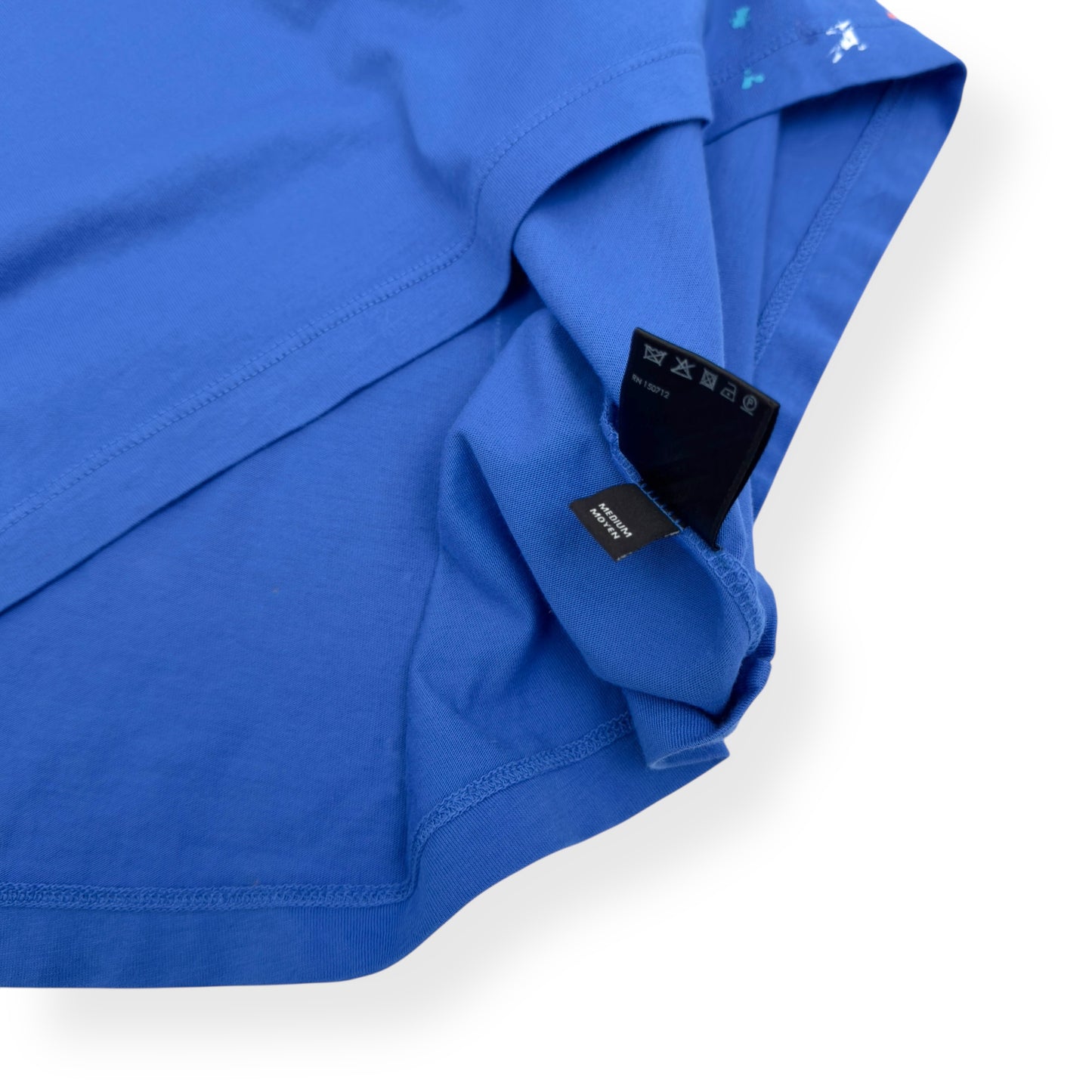 AMIRI PAINT DRIP CORE LOGO T-SHIRT BLUE M