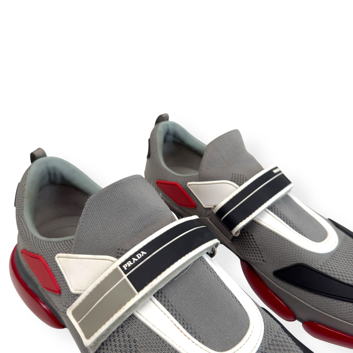 PRADA CLOUDBUST SNEAKER GREY / RED UK9