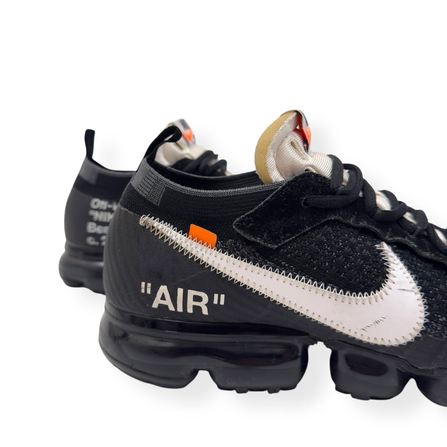 NIKE X OFF-WHITE AIR VAPORMAX SNEAKER ‘THE TEN’ BLACK / WHITE UK9.5
