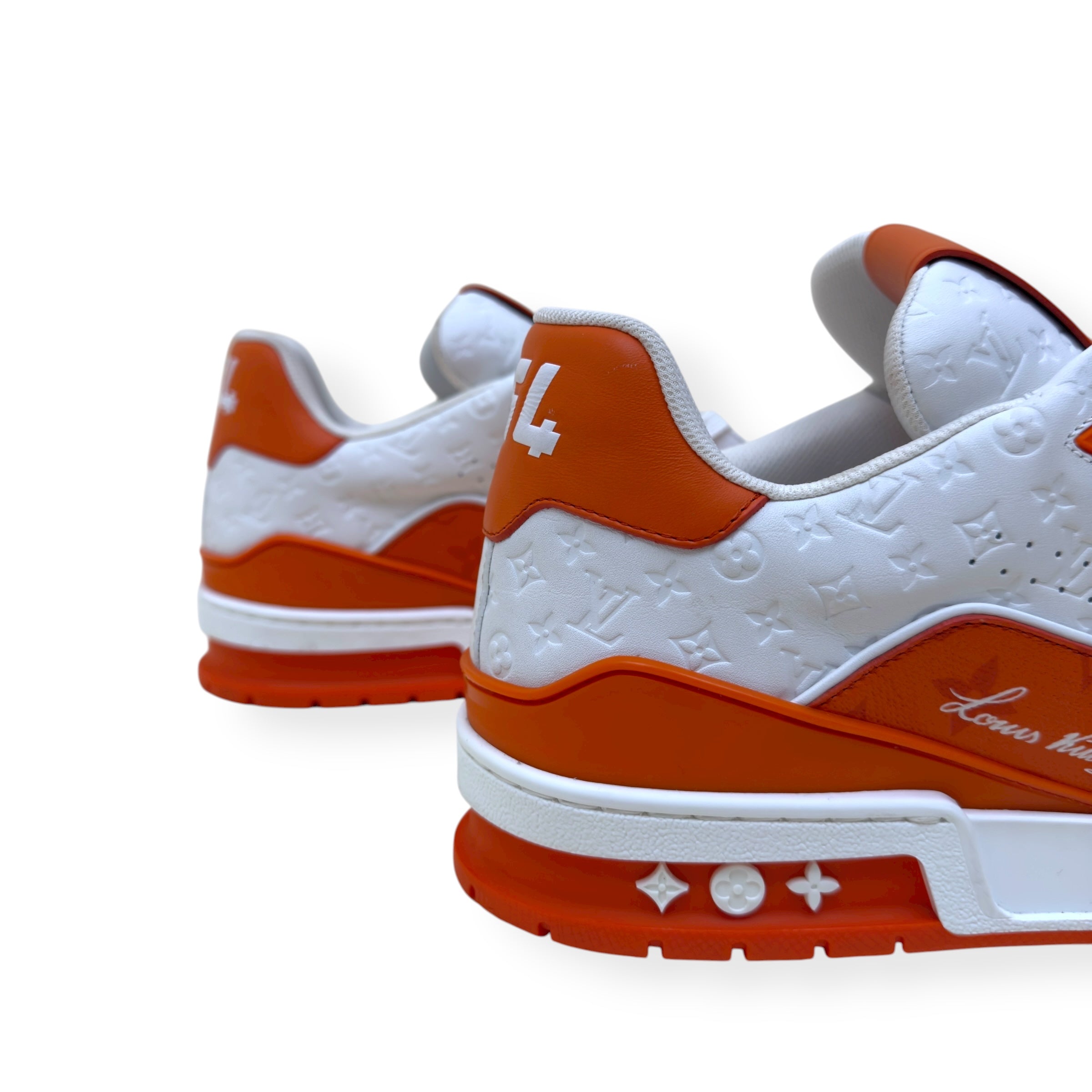 LOUIS VUITTON MONOGRAM LV TRAINER ORANGE UK11