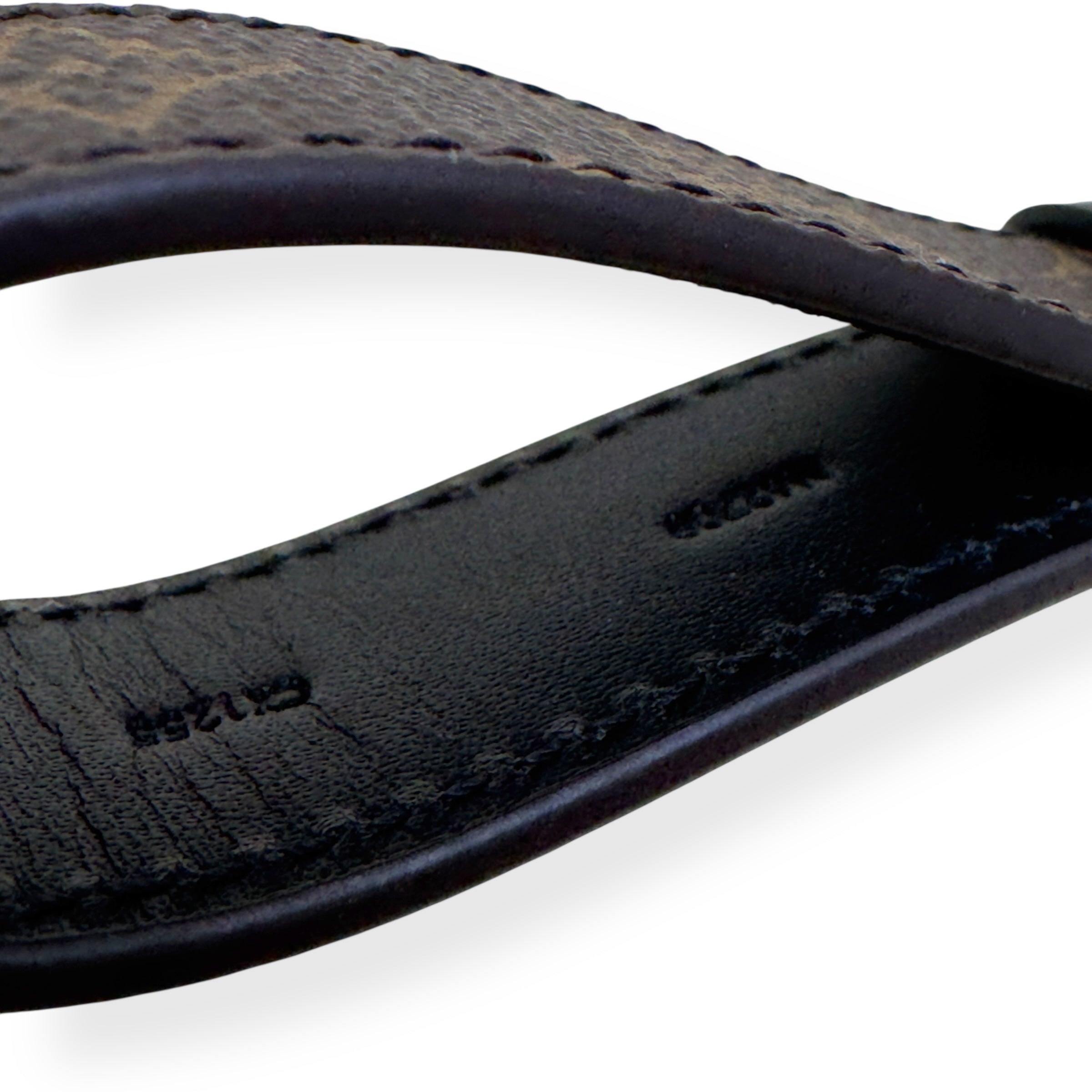 LOUIS VUITTON DRAGONNE KEY HOLDER BROWN