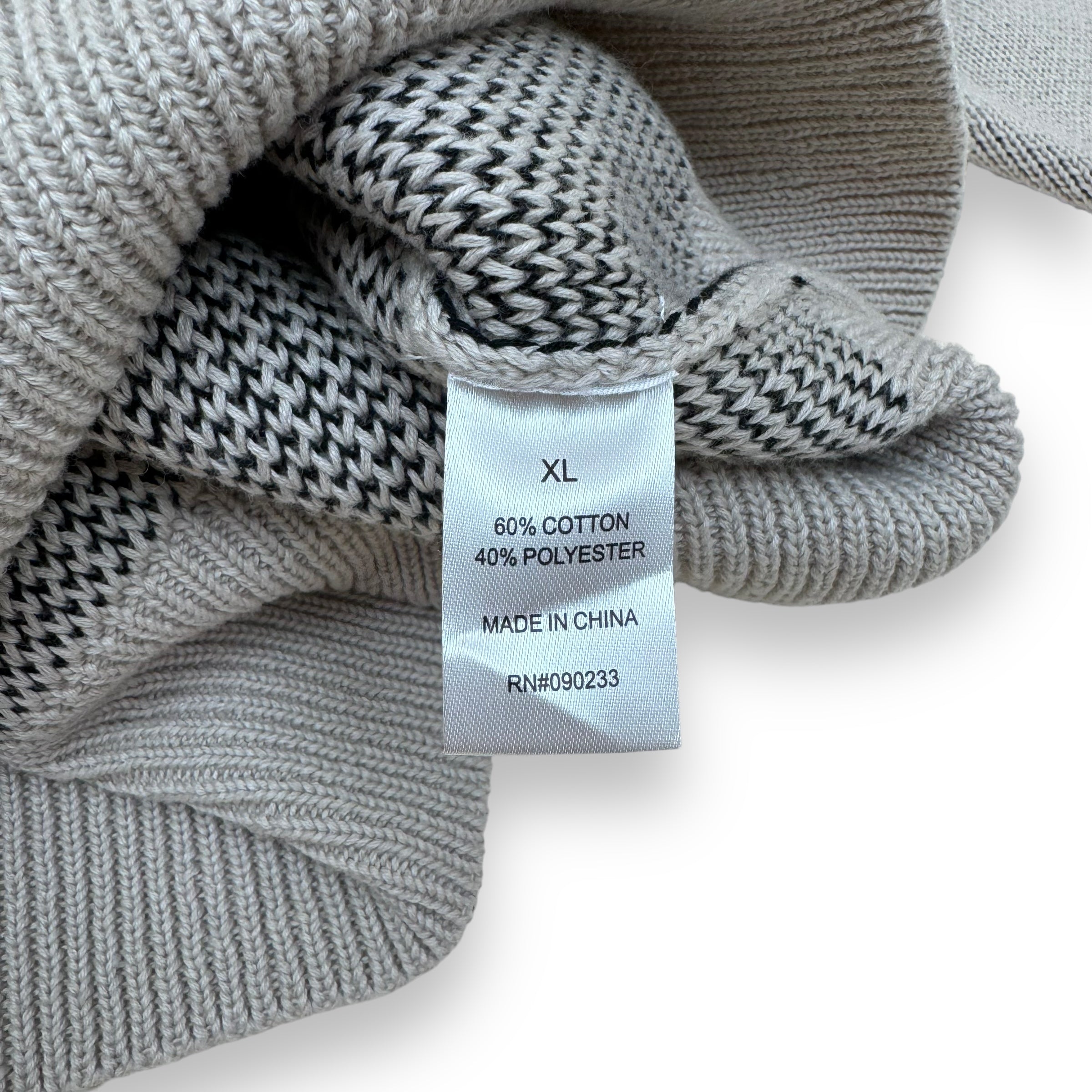 ESSENTIALS FOG HEAVY WEIGHT KNITTED HOODIE GREY XL