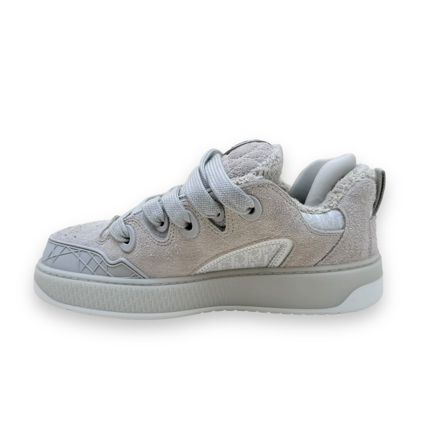 DIOR B9S SKATER ERL DIOR OBLIQUE JACQUARD SUEDE SNEAKER GREY UK6