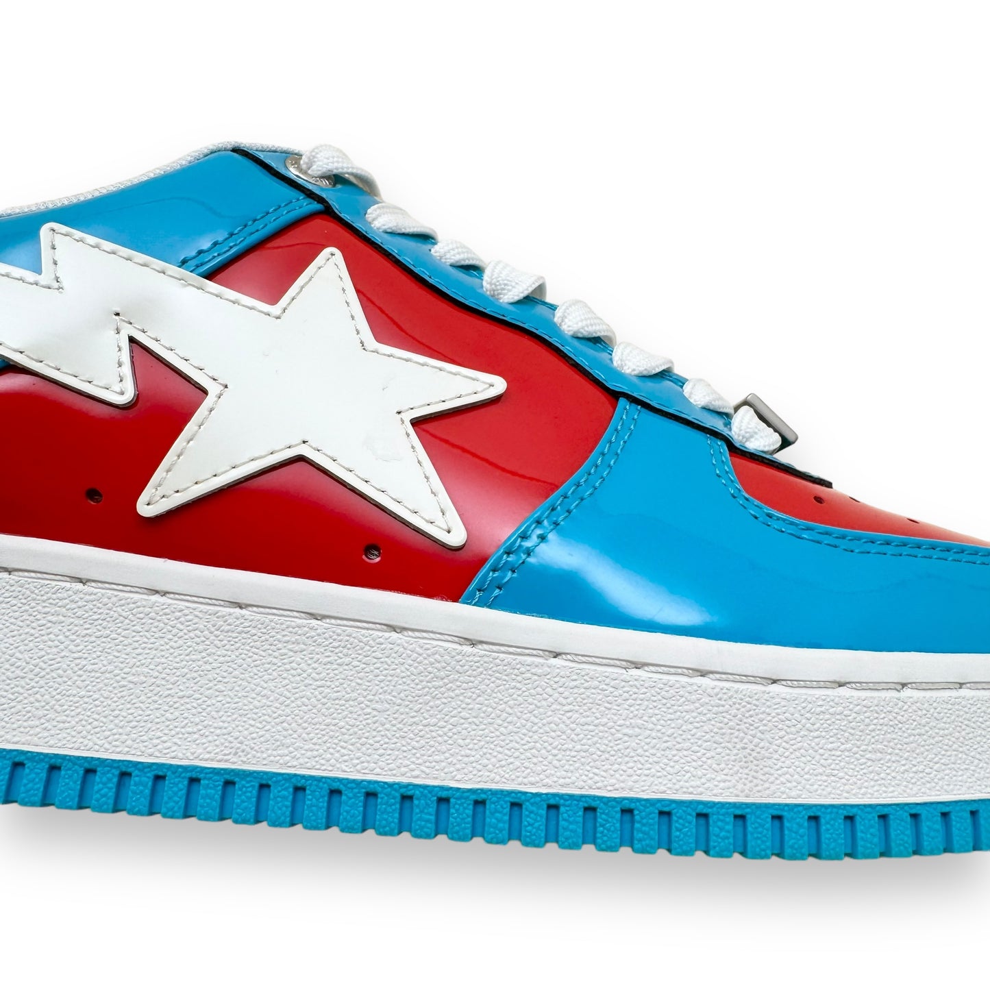 A BATHING APE X MARVEL 2022 BAPE STA SNEAKER RED / BLUE UK8.5