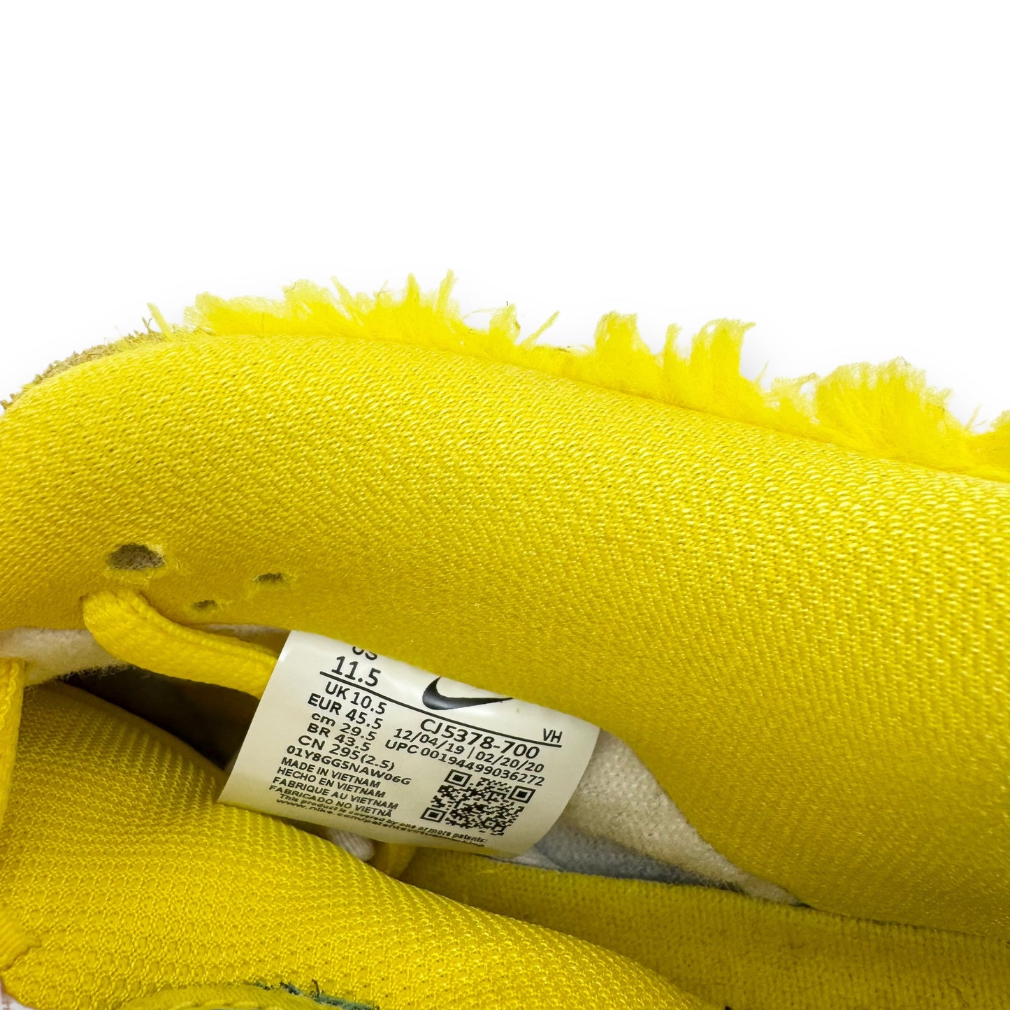 NIKE SB DUNK LOW GRATEFUL DEAD BEARS OPTI SNEAKER YELLOW UK10.5