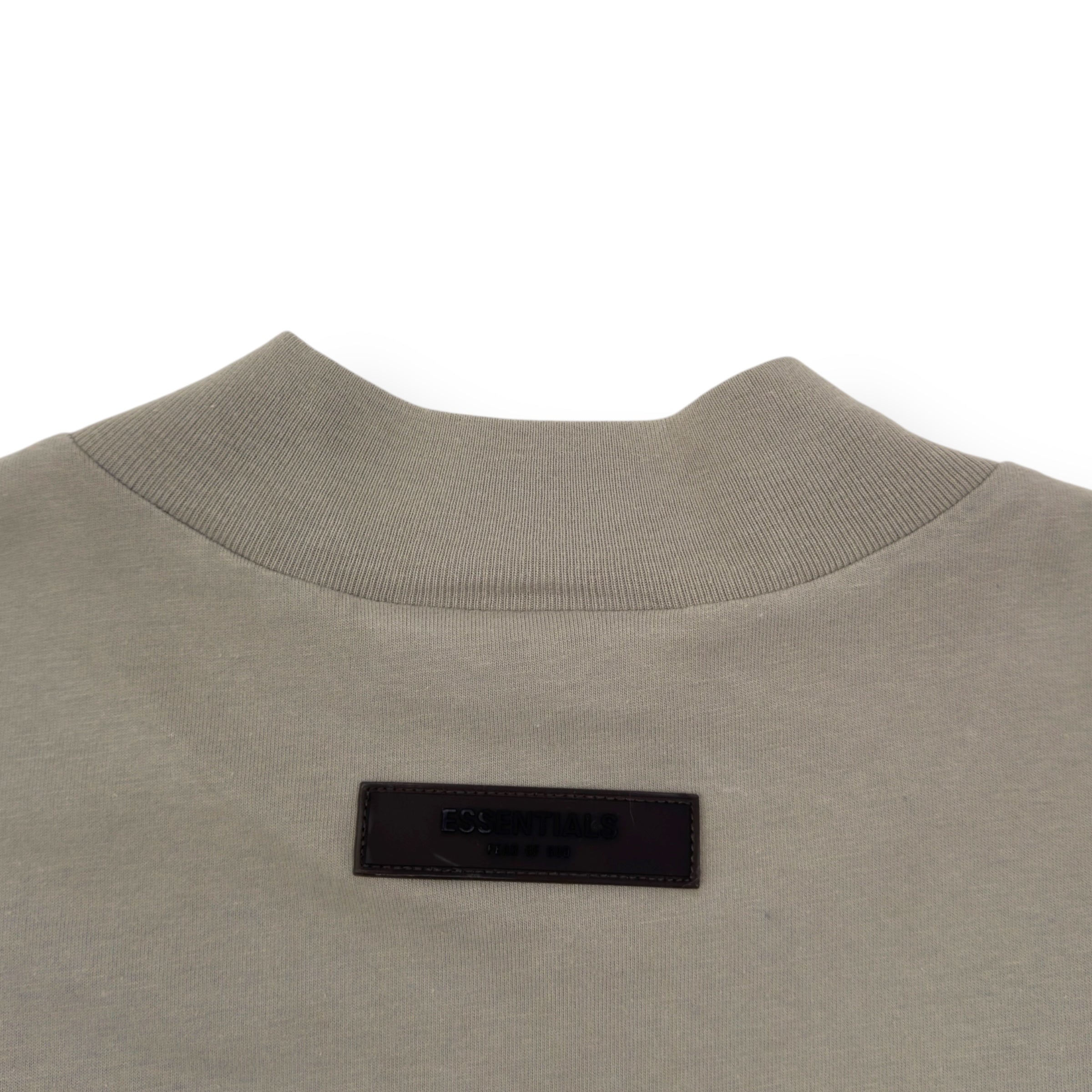 ESSENTIALS FEAR OF GOD LONG SLEEVE CREW NECK COTTON T-SHIRT GREY S