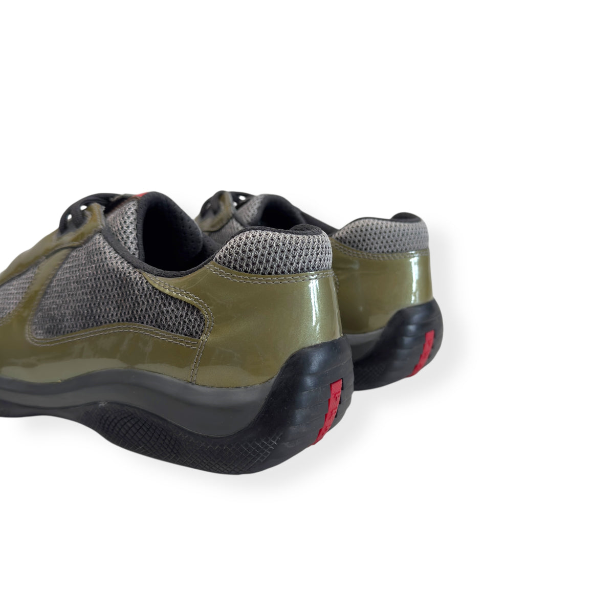 PRADA AMERICAS CUP SNEAKER OLIVE GREEN UK8.5