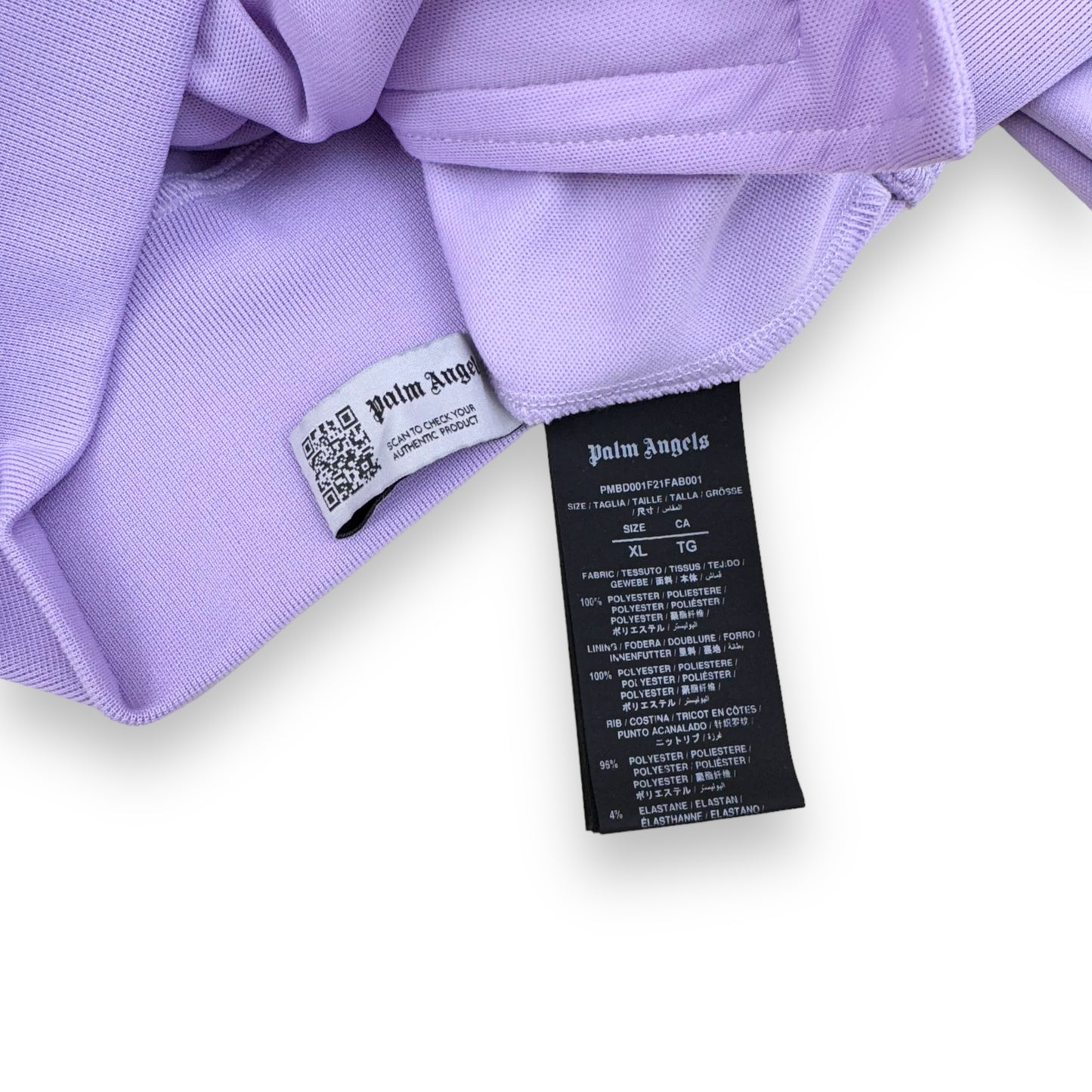 PALM ANGELS CLASSIC TRACK JACKET LILAC XL