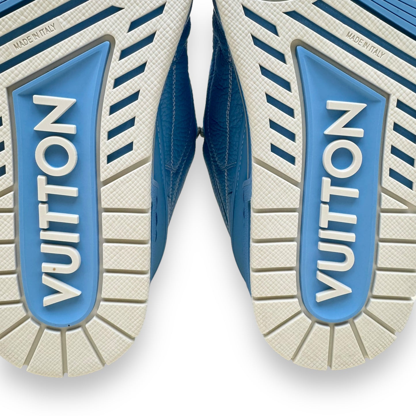 LOUIS VUITTON LV SKATE SNEAKER LUXURY BLUE UK8