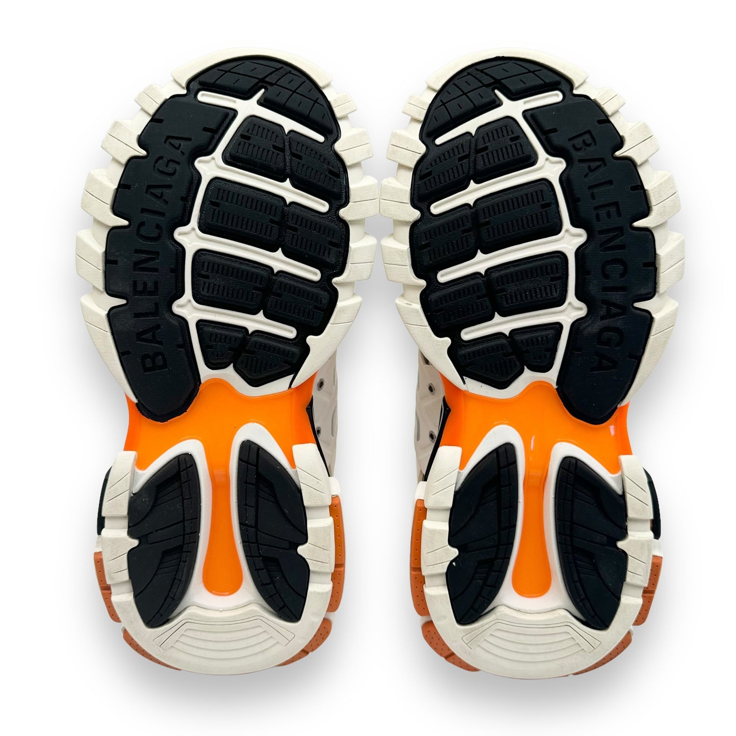 BALENCIAGA TRACK RUNNER SNEAKER WHITE / ORANGE UK9