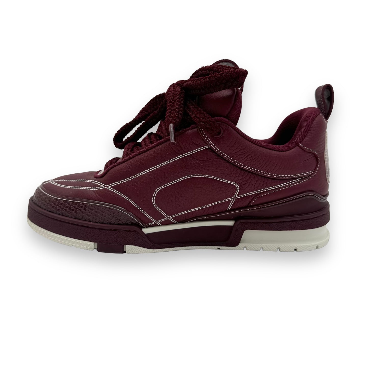 LOUIS VUITTON LV SKATE SNEAKER BORDEAUX RED UK7