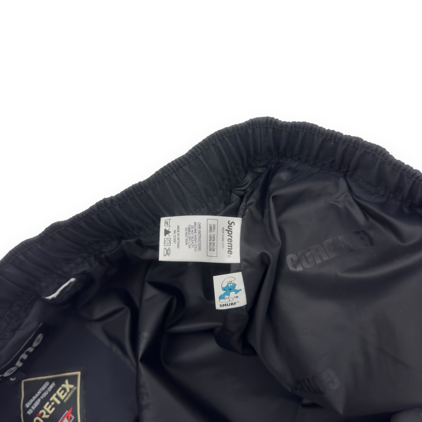 SUPREME X SMUFS FW20 GORE-TEX TROUSERS BLACK L