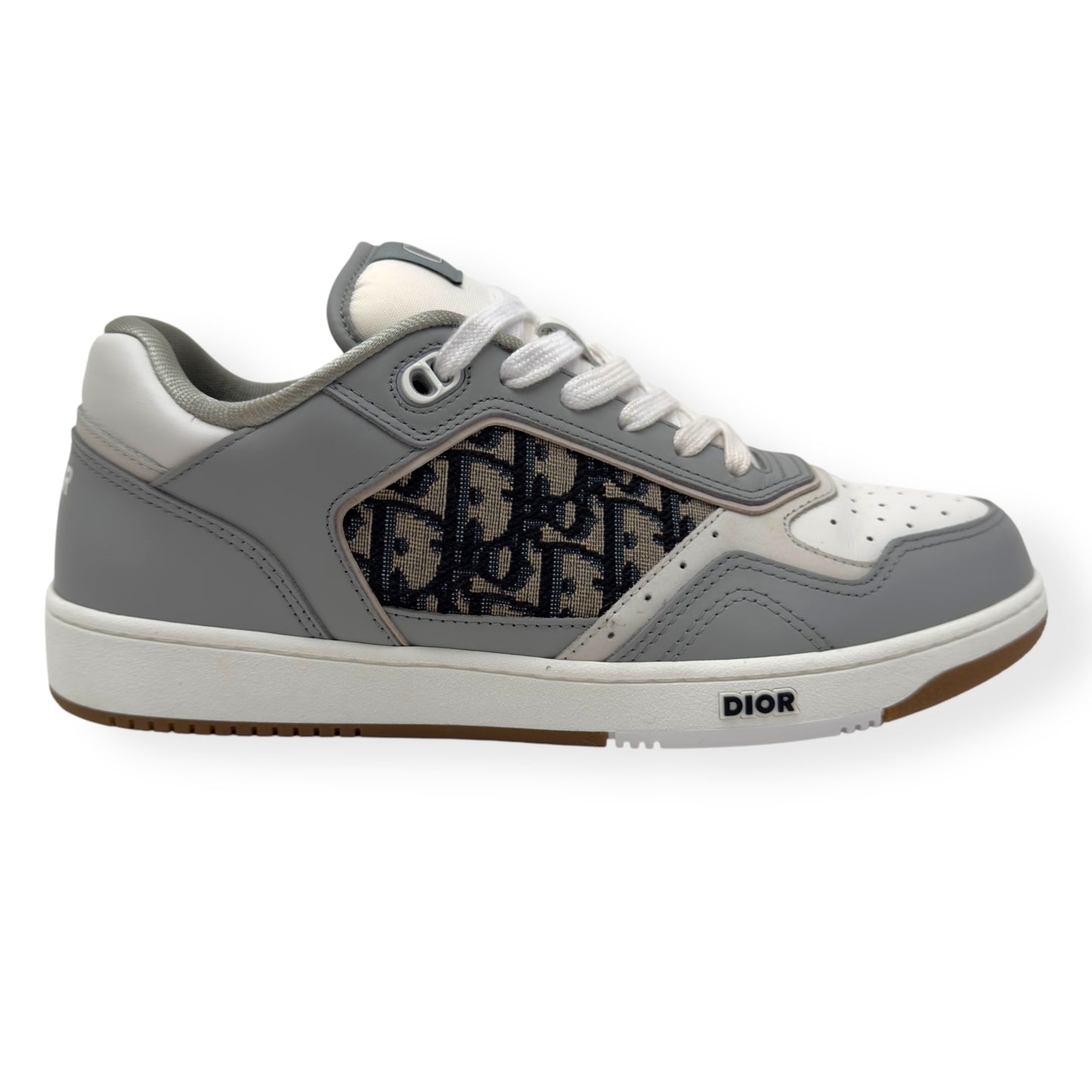 DIOR B27 LOW TOP SNEAKER GREY / WHITE 43 / UK9