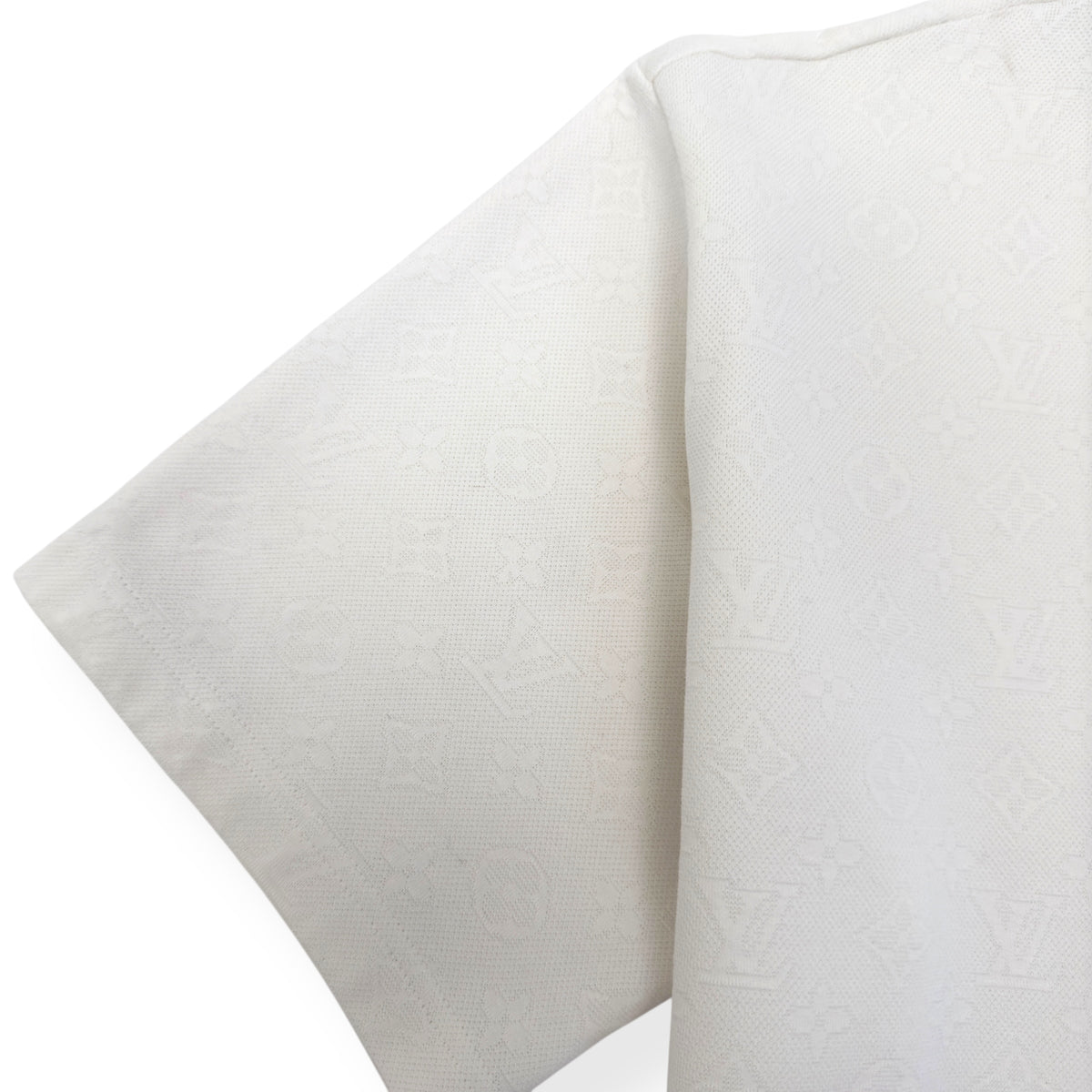 LOUIS VUITTON SIGNATURE 3D POCKET MONOGRAM T-SHIRT WHITE XXL