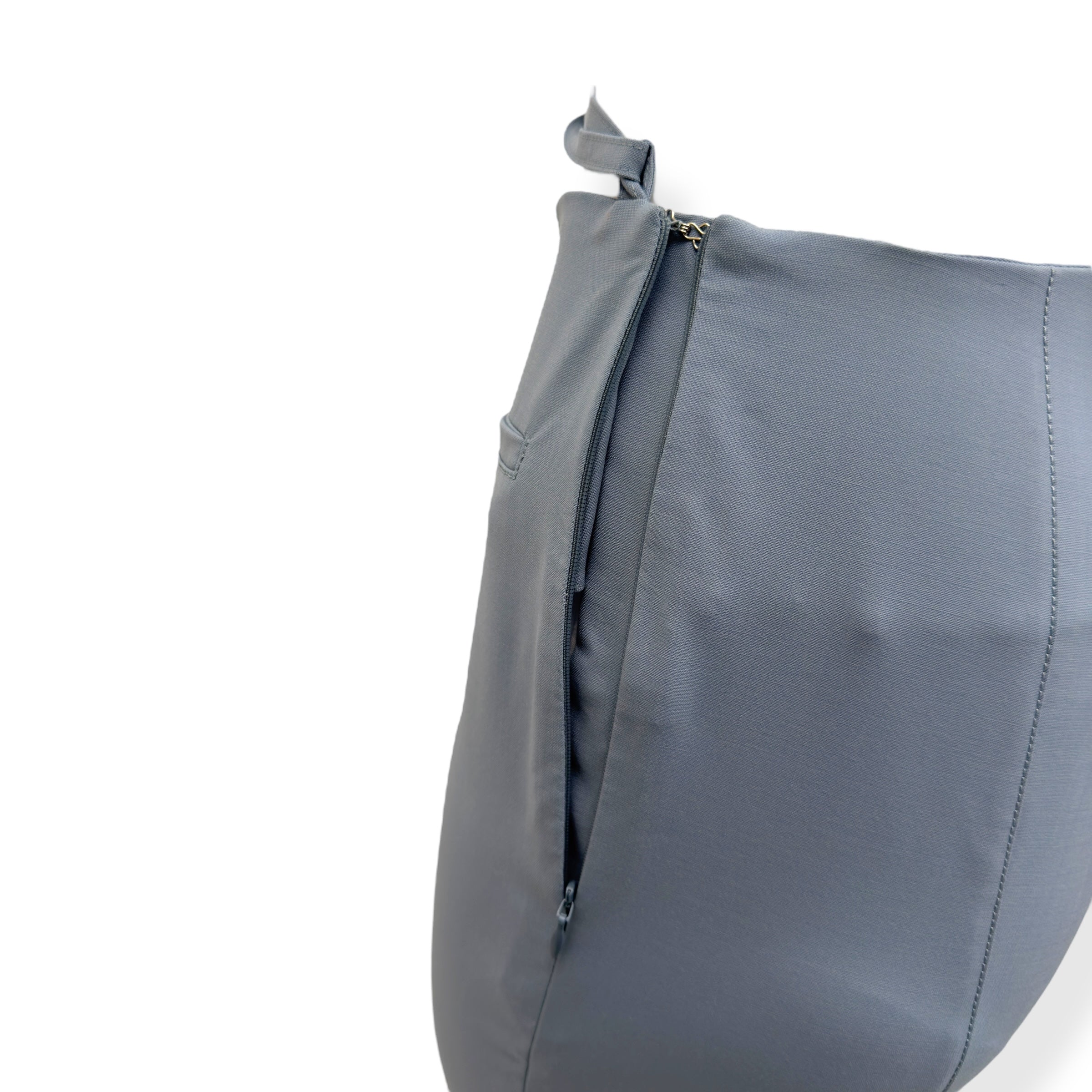 JACQUEMUS LE SPLASH MELO CUT-OUT STRETCH-WOOL SUIT BLUE 36 / XS