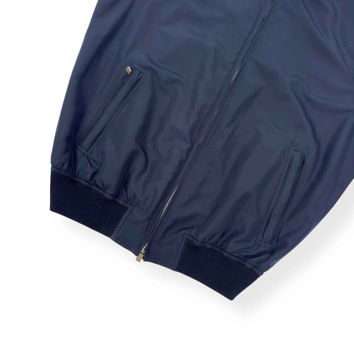 THOM SWEENEY SS23 JAPANESE NYLON GILET NAVY M