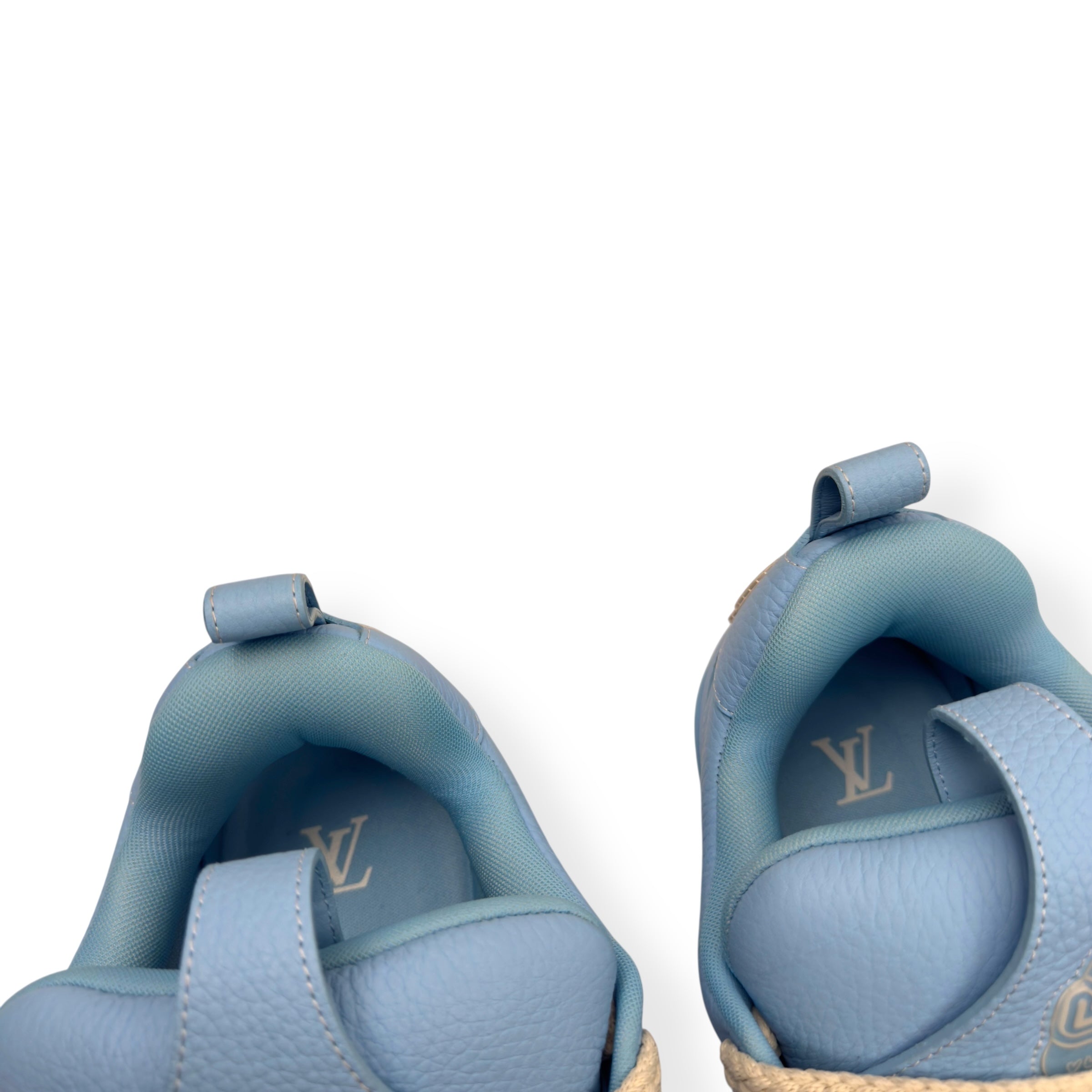 LOUIS VUITTON LV SKATE SNEAKER LUXURY BLUE UK10