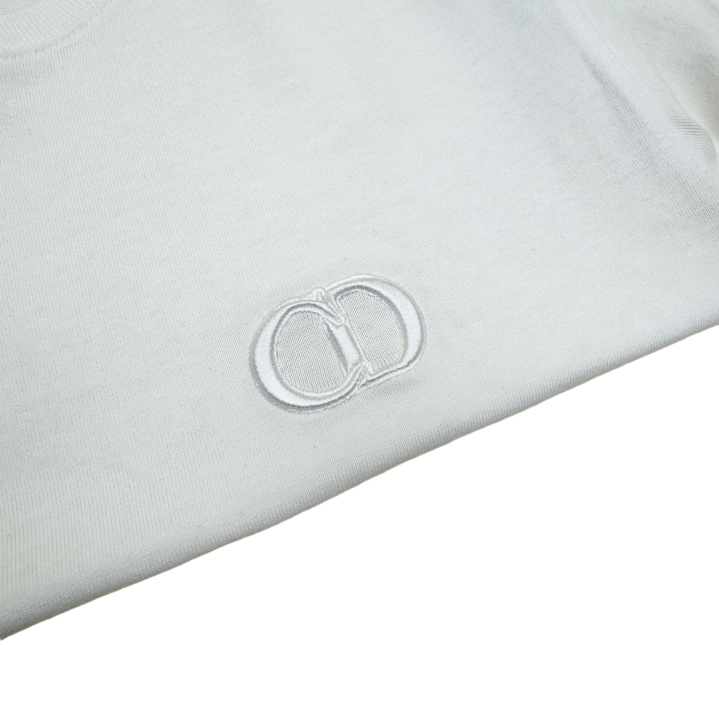 DIOR CD ICON COTTON T-SHIRT WHITE M