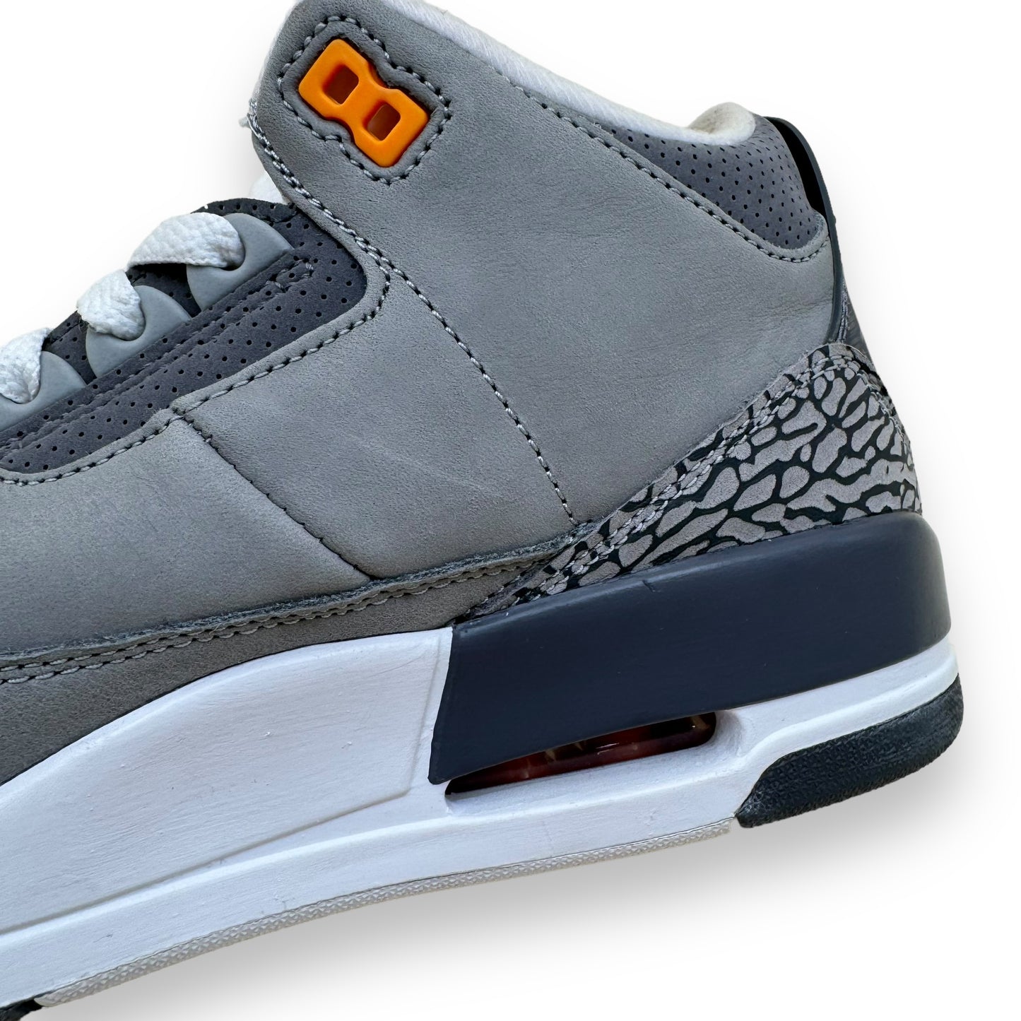 AIR JORDAN 3 RETRO SNEAKER COOL GREY UK8