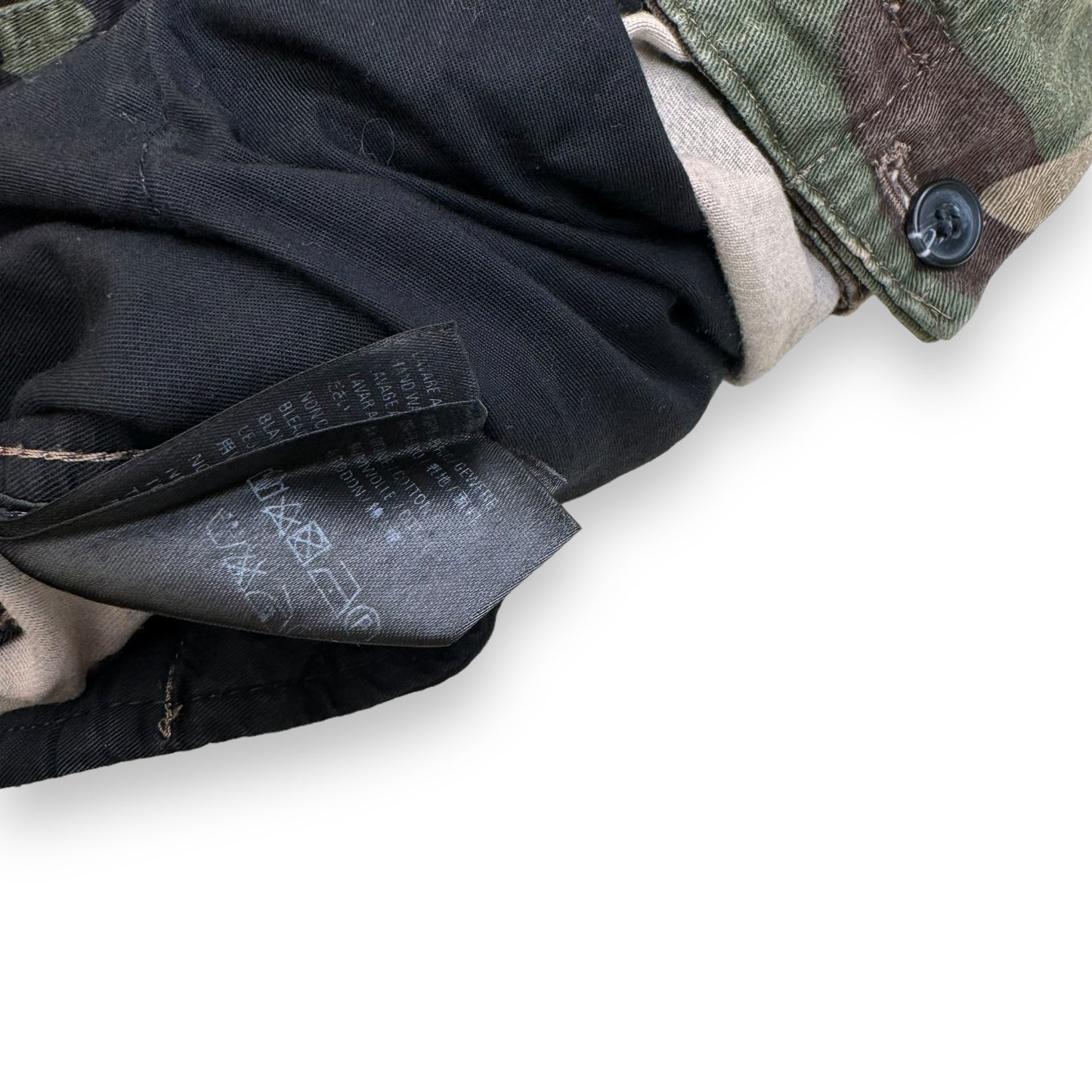 BALENCIAGA CARGO PANTS GREEN CAMO S