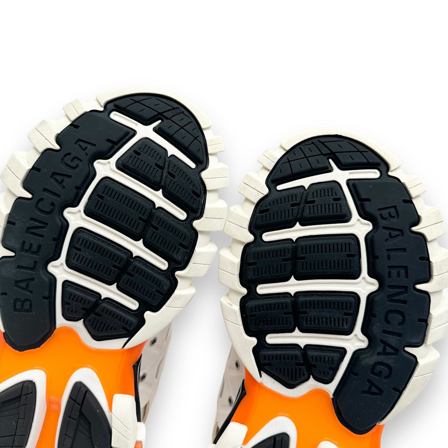 BALENCIAGA TRACK RUNNER SNEAKER WHITE / ORANGE UK9