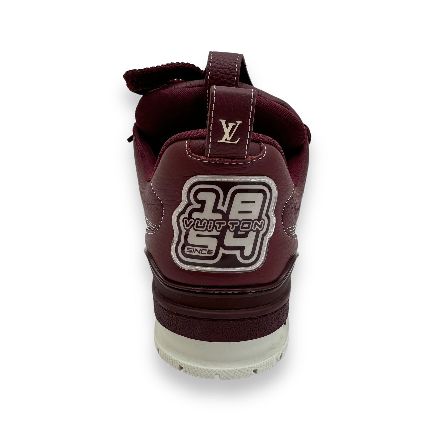 LOUIS VUITTON LV SKATE SNEAKER BORDEAUX RED UK7