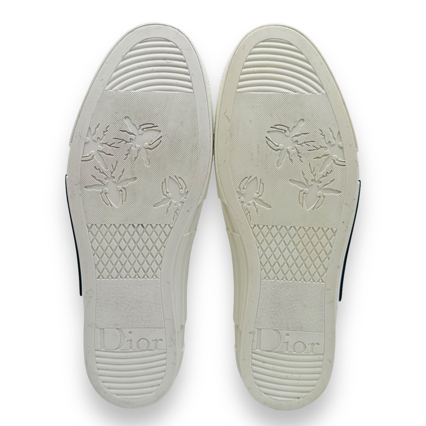 DIOR B23 OBLIQUE HIGH TOP SNEAKER WHITE UK11