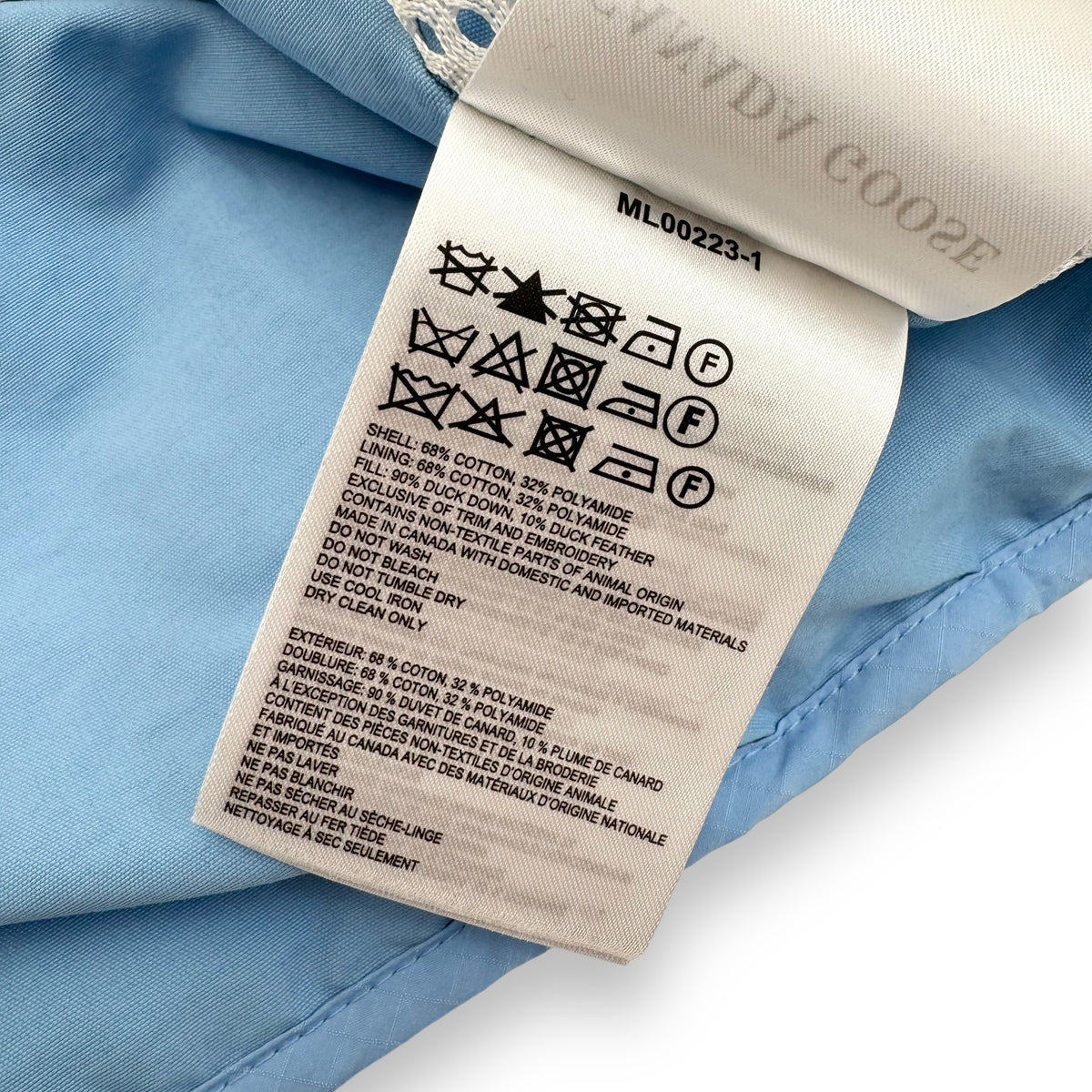 CANADA GOOSE & NBA X UNION BREDA LINER JACKET BABY BLUE M