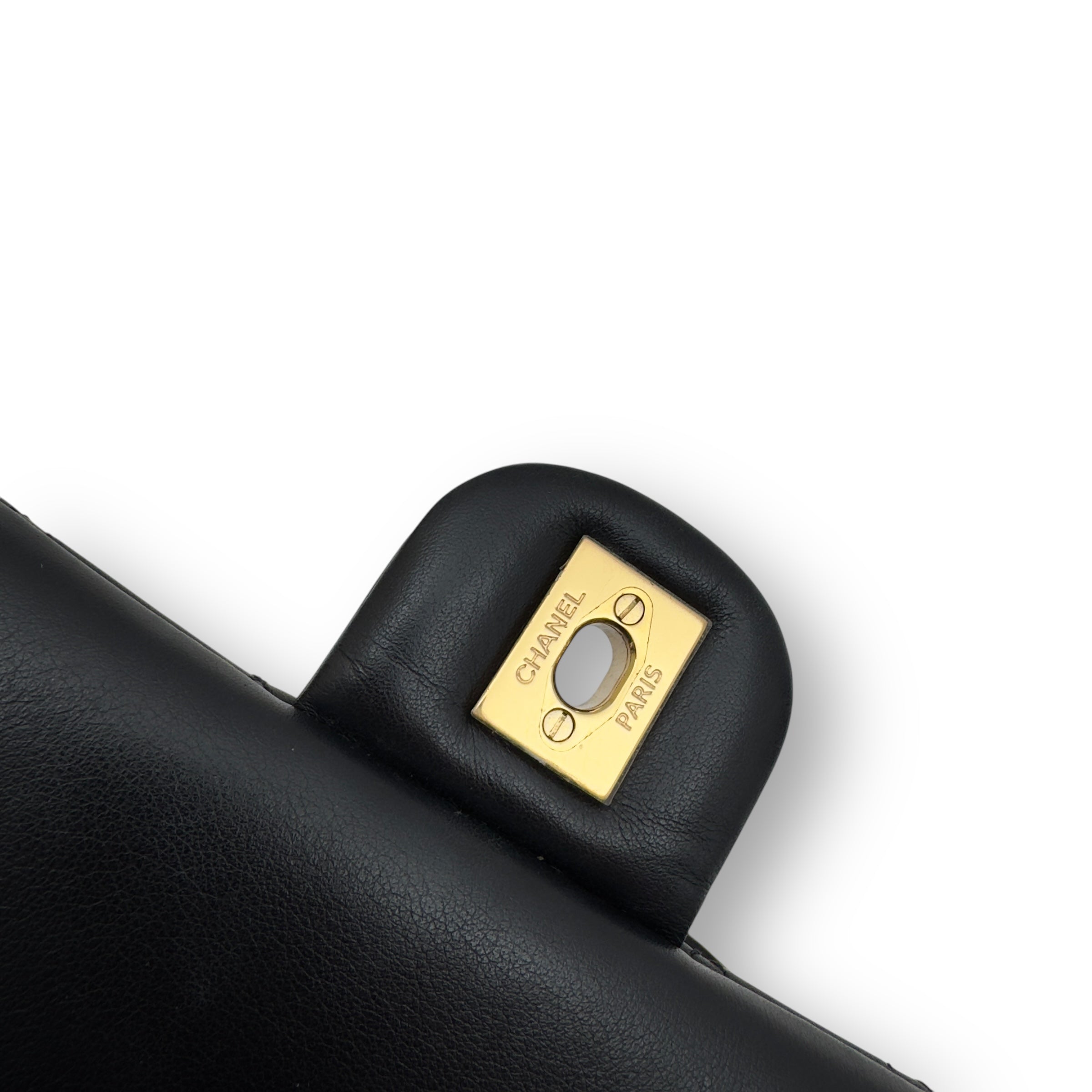 CHANEL URBAN SPIRT QUILTED CALFSKIN BACKPACK BLACK WITH GOLD HARDWARE M