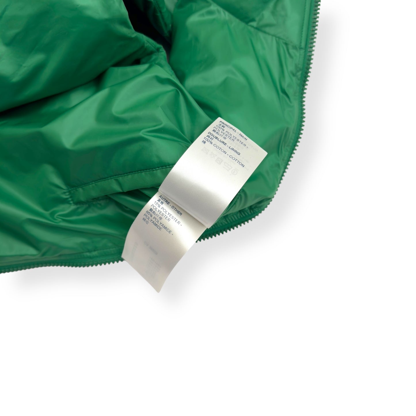 LOUIS VUITTON SS22 LVSE PADDED MONOGRAM FLOWER GILET GREEN 48 / S