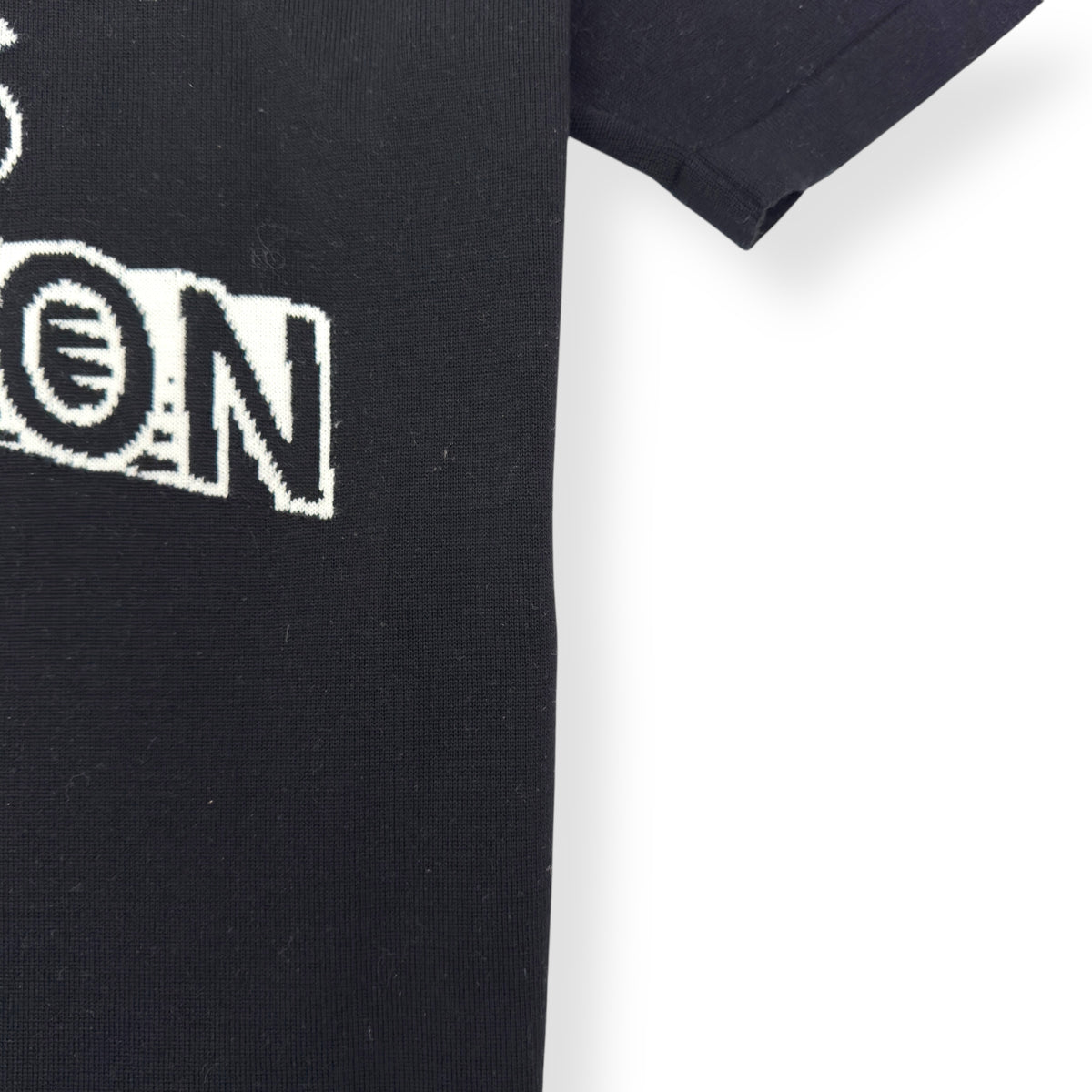 LOUIS VUITTON MAISON CREWNECK T-SHIRT BLACK / WHTE L