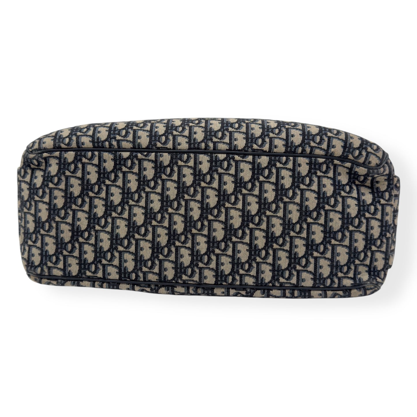CHRISTIAN DIOR OBLIQUE JACQUARD CHANGING BAG BLACK / BEIGE L