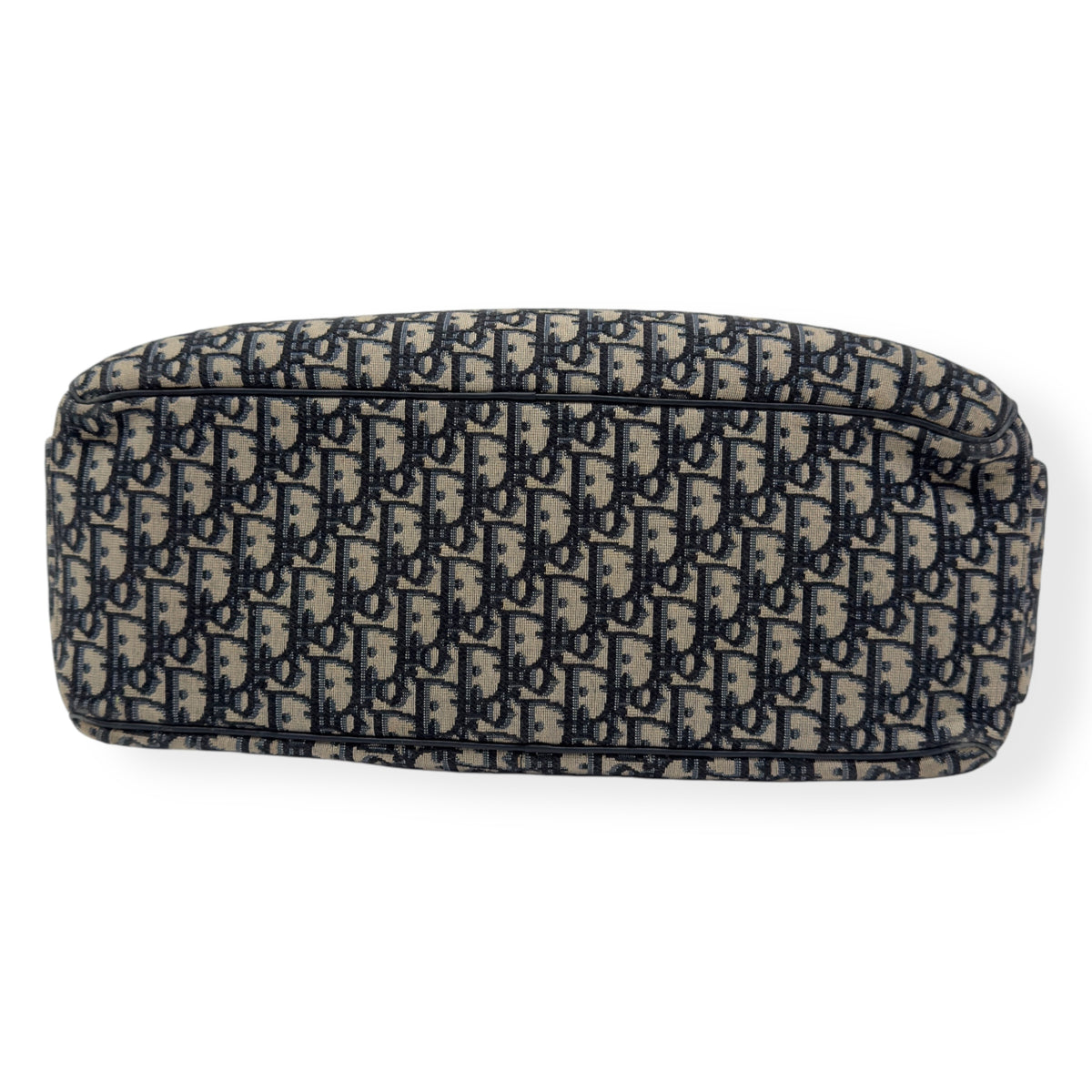 CHRISTIAN DIOR OBLIQUE JACQUARD CHANGING BAG BLACK / BEIGE L