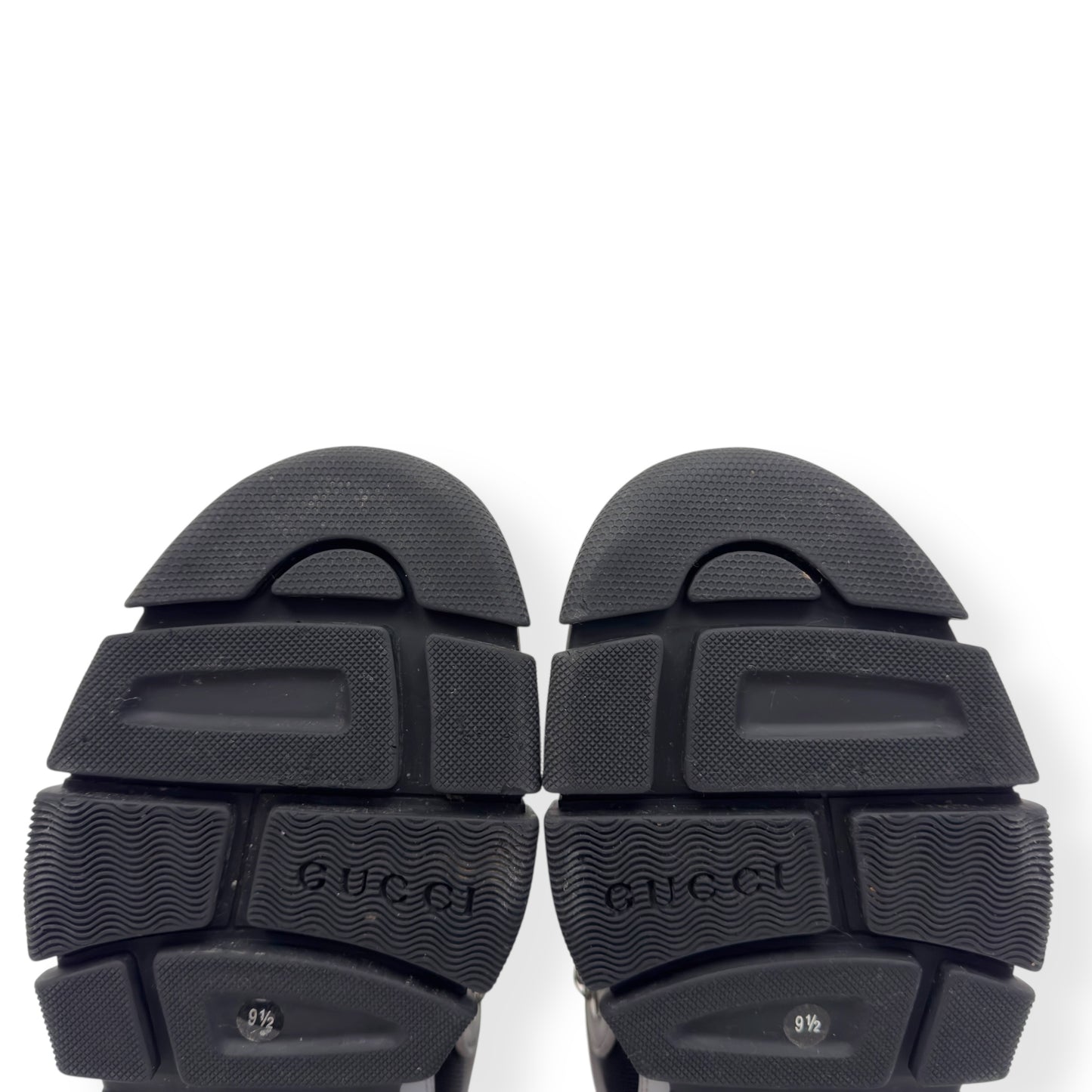 GUCCI FLASHTREK SEGA REFLECTIVE SNEAKER GREY / BLACK UK9.5