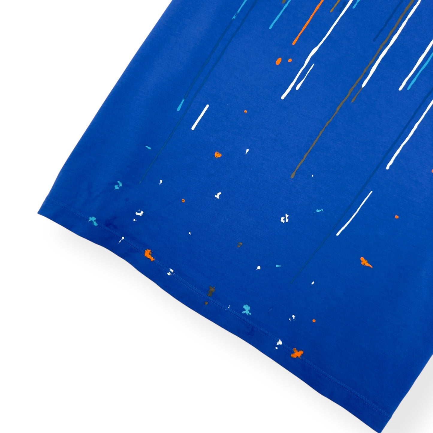 AMIRI PAINT DRIP CORE LOGO T-SHIRT BLUE M