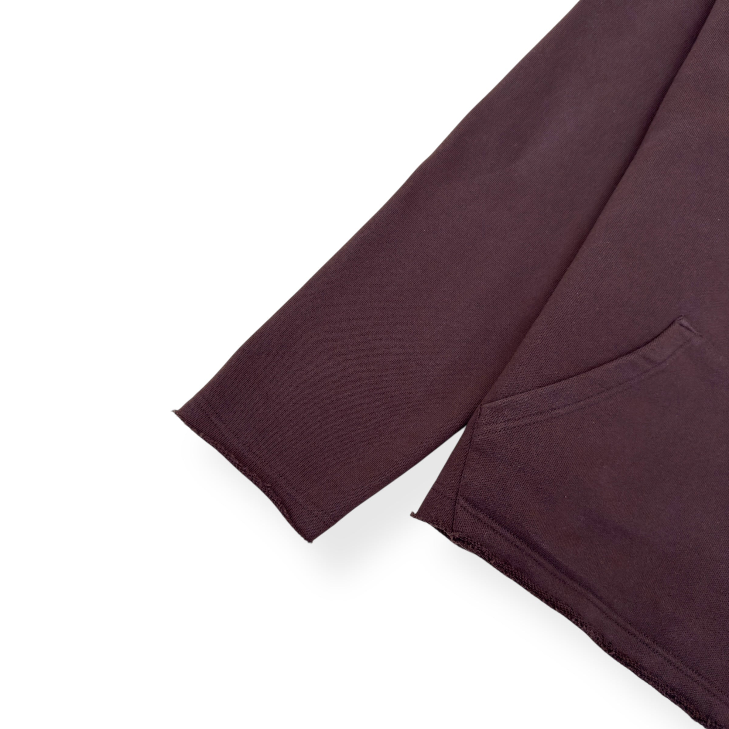 HONOR THE GIFT SCRIPT EMBROIDERED HOODIE BROWN L