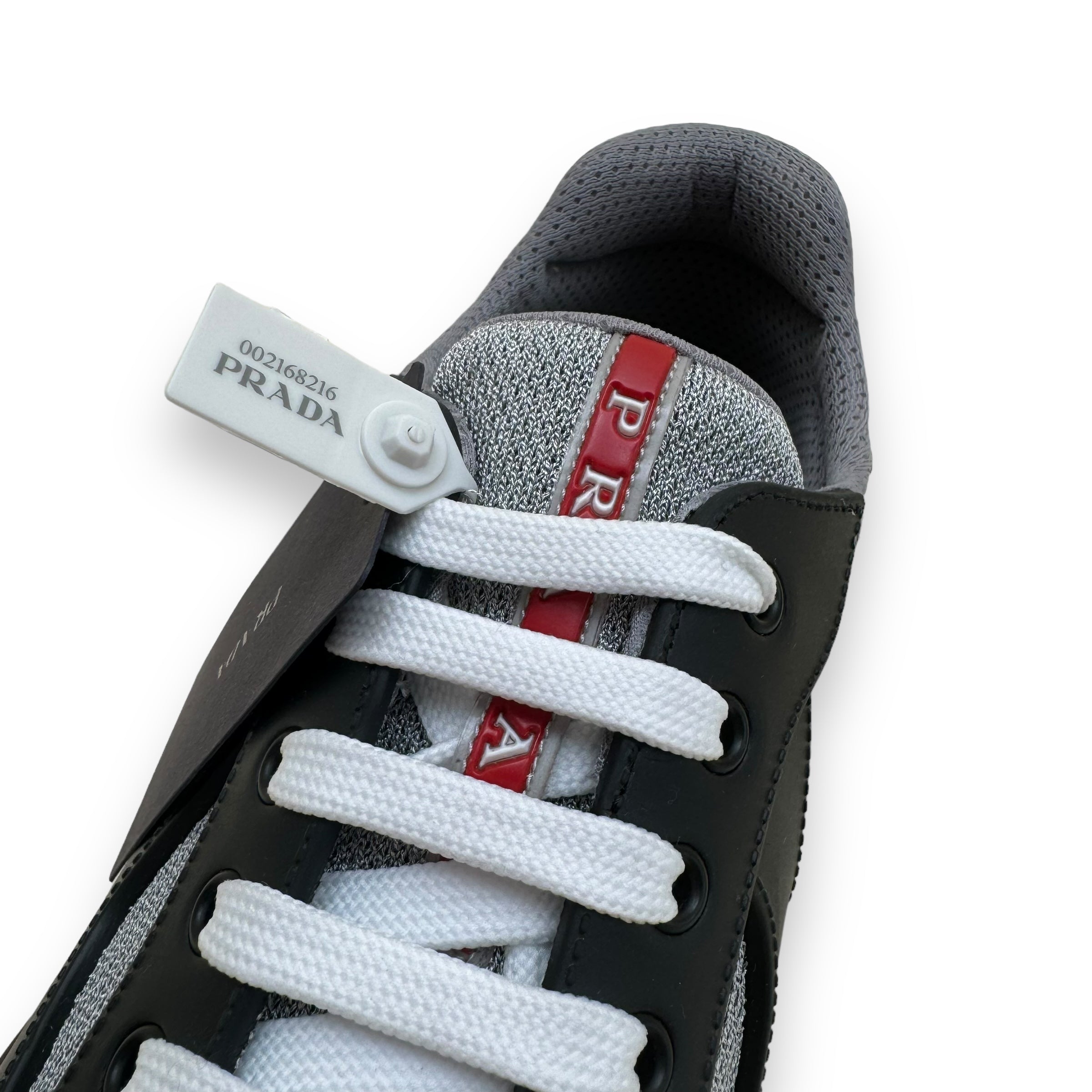 PRADA AMERICA’S CUP SOFT RUBBER SNEAKER BLACK UK9