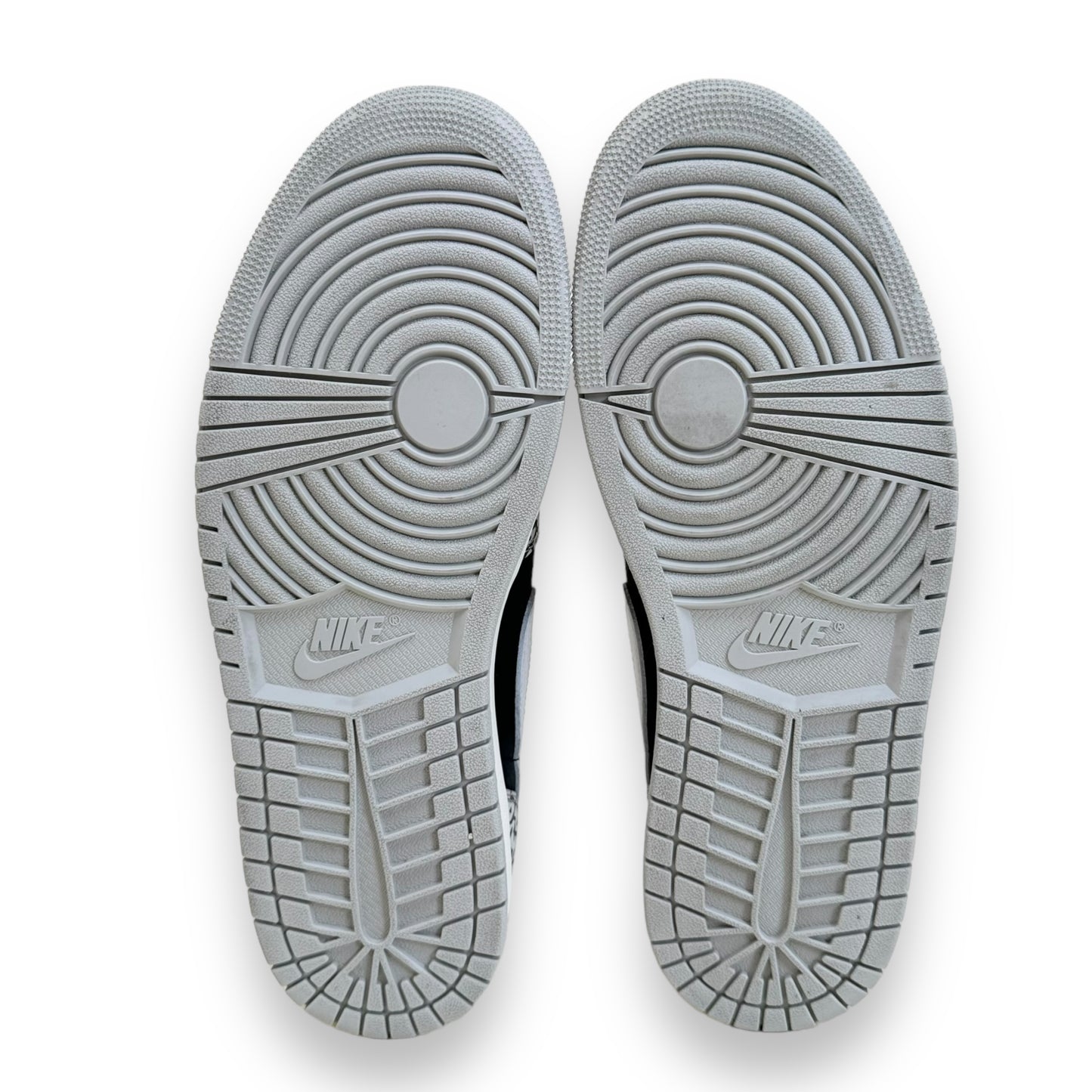 NIKE AIR JORDAN 1 LOW TOP OG SNEAKER ‘BLACK CEMENT’ UK10