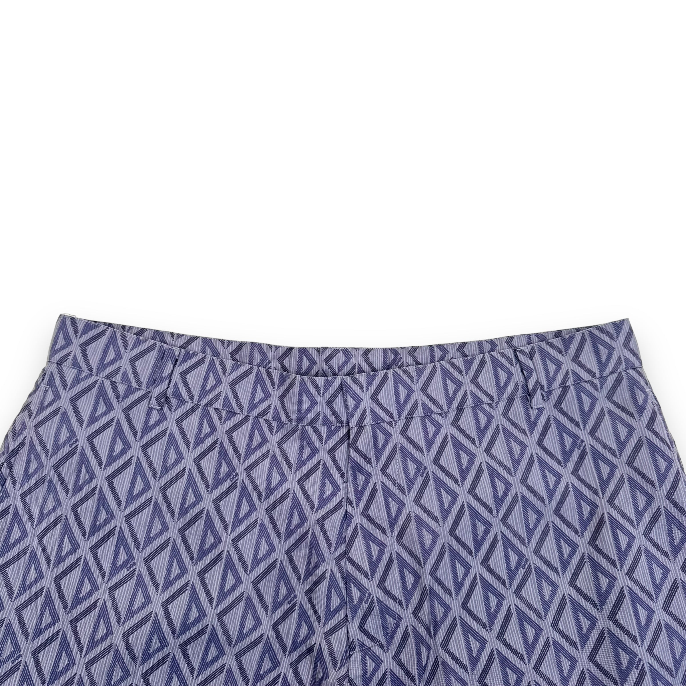 DIOR CD DIAMOND SILK BERMUDA SHORTS GREY XXL