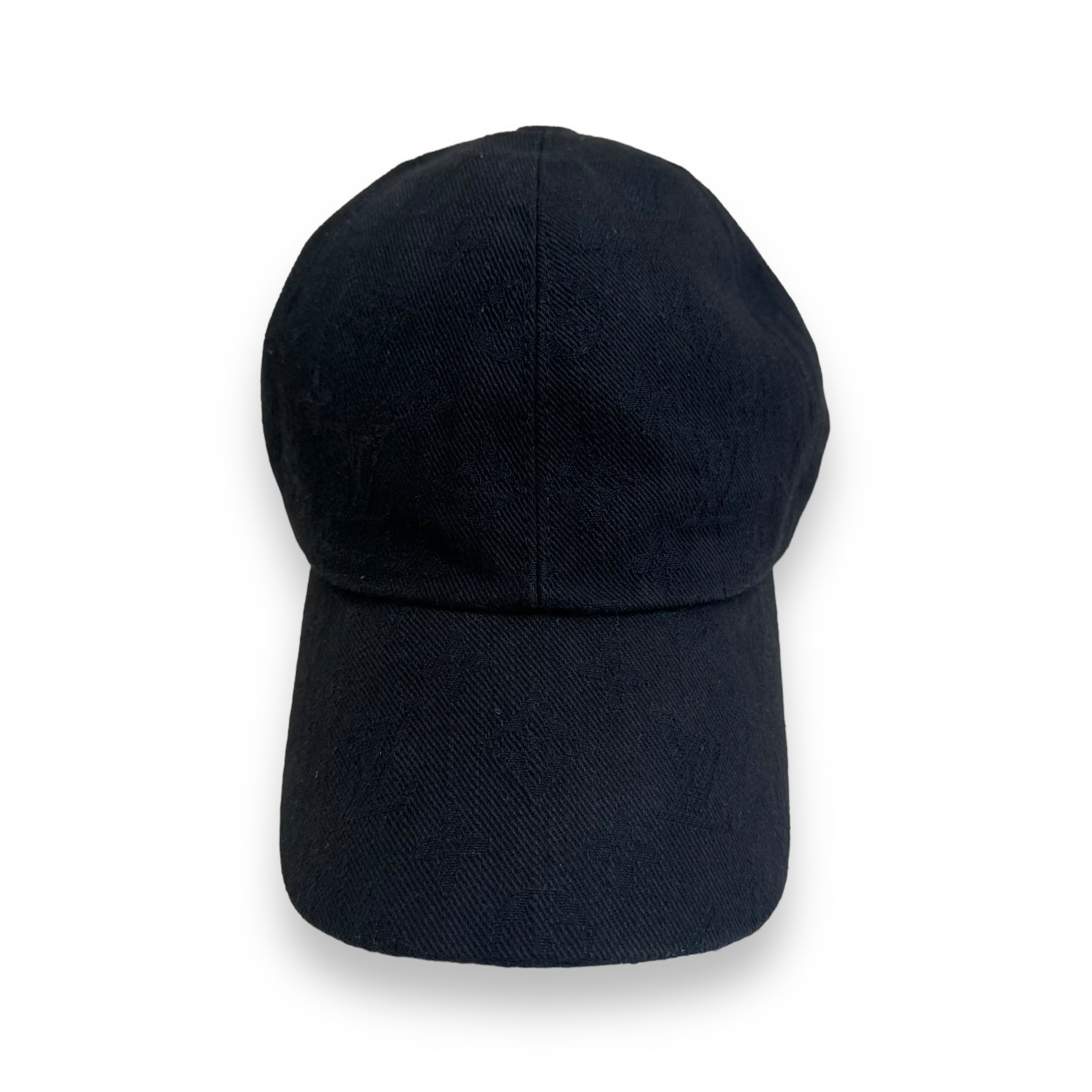 LOUIS VUITTON MONOGRAM BASEBALL CAP NOIR BLACK O/S