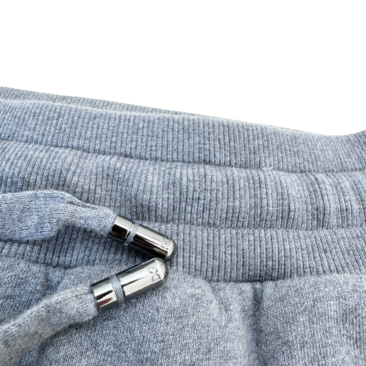 DOLCE & GABBANA PATCH LOGO SWEATPANTS GREY XL