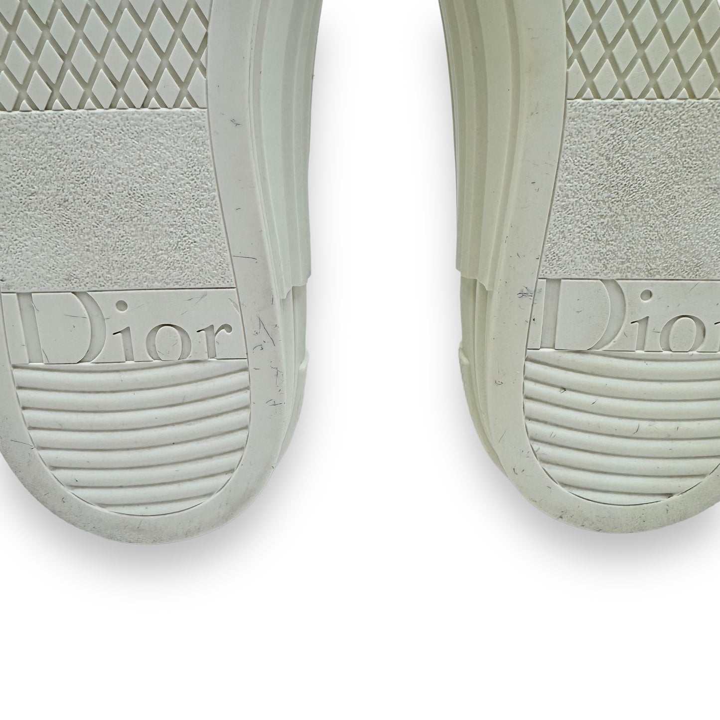 DIOR B23 OBLIQUE HIGH TOP SNEAKER WHITE UK11