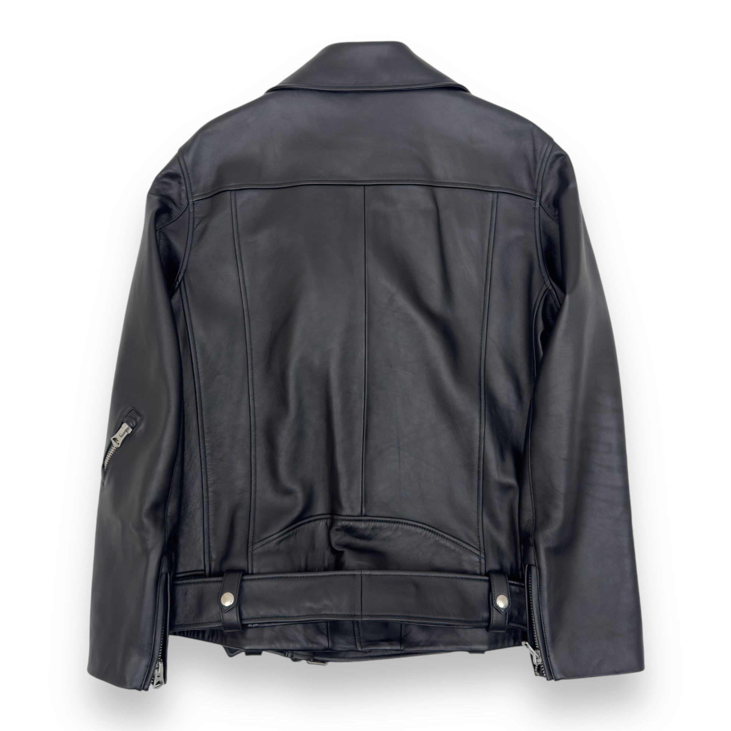 ACNE STUDIOS LEATHER BIKER JACKET BLACK L