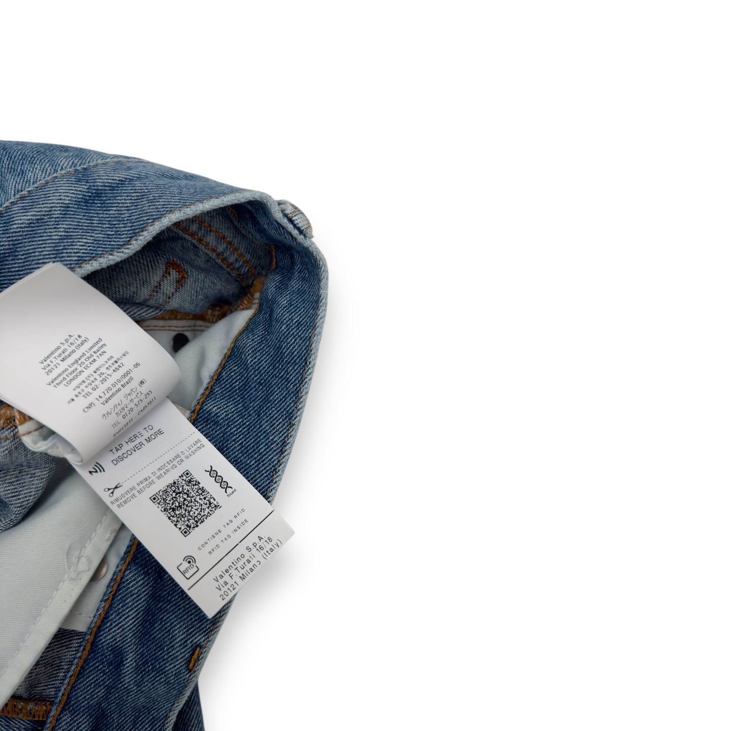 VALENTINO GARAVANI DENIM JEANS BLUE W34”